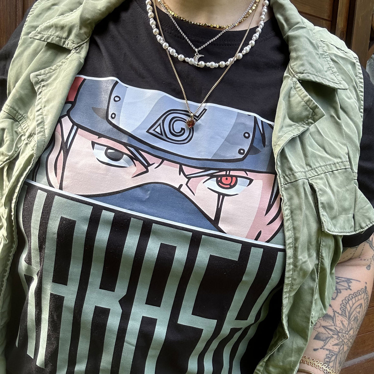 Immagine del prodotto Naruto - T-shirt Kakashi Eyes nera