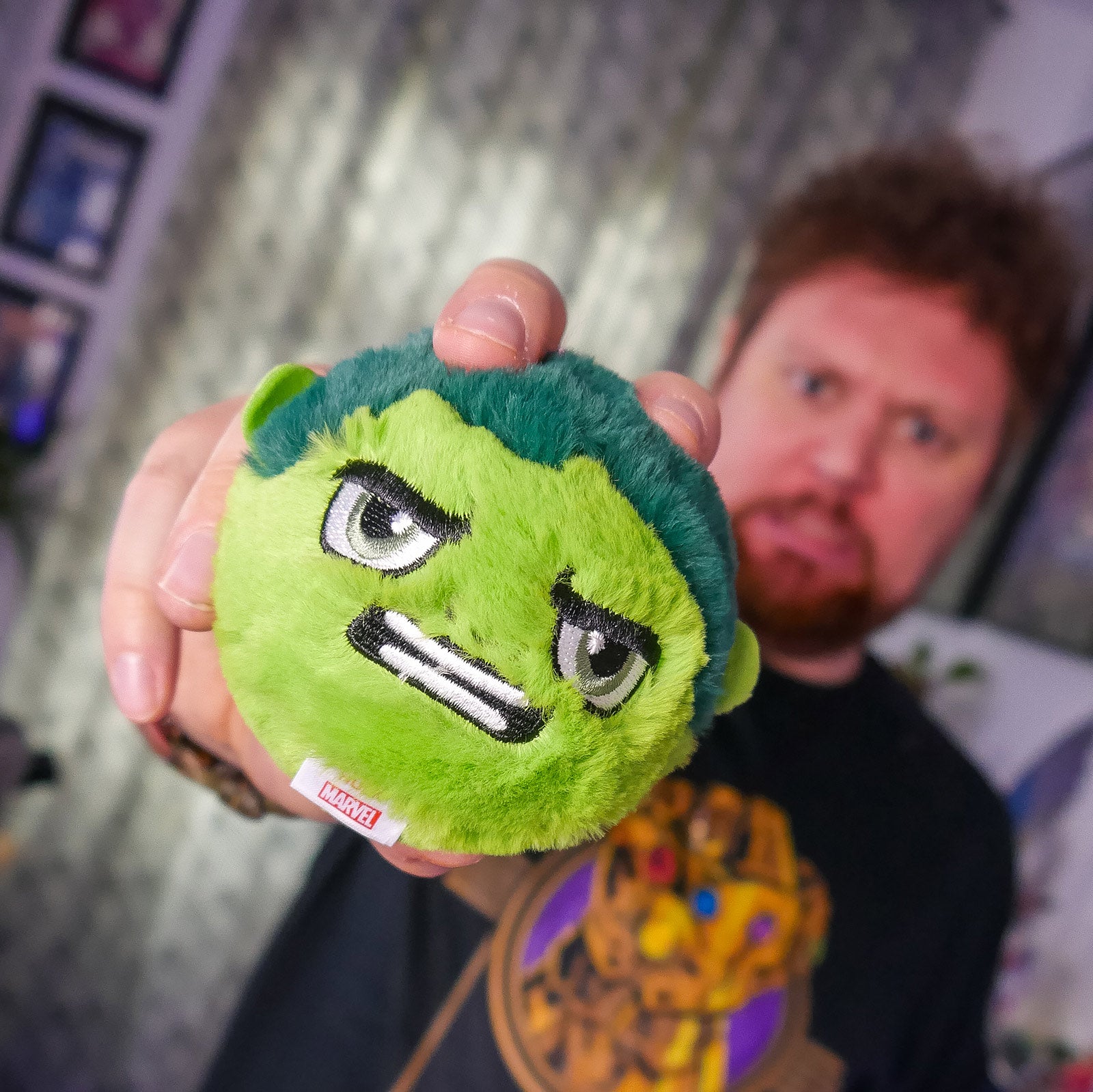 Immagine del prodotto Hulk - Palla di peluche rimbalzante Beanie Bouncers