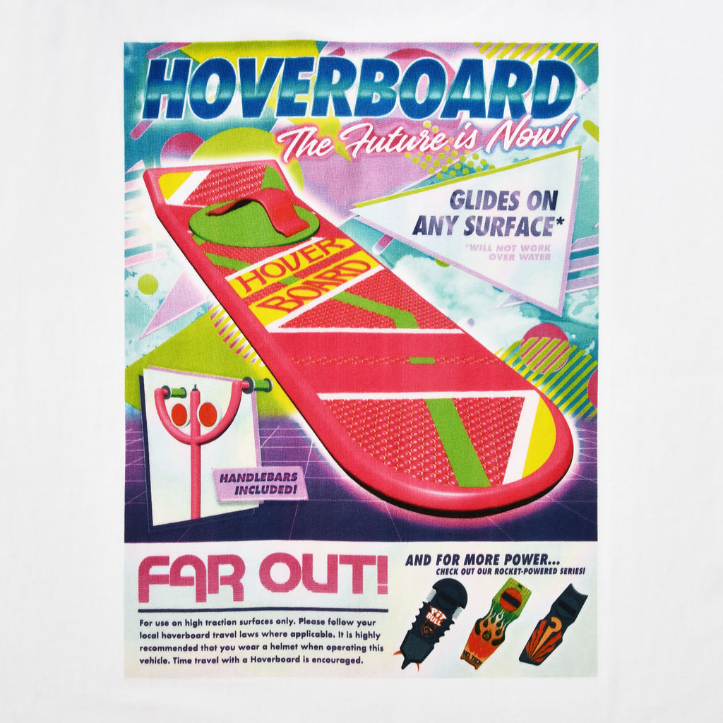 Immagine del prodotto Ritorno al Futuro - T-Shirt Oversize Hoverboard Bianca