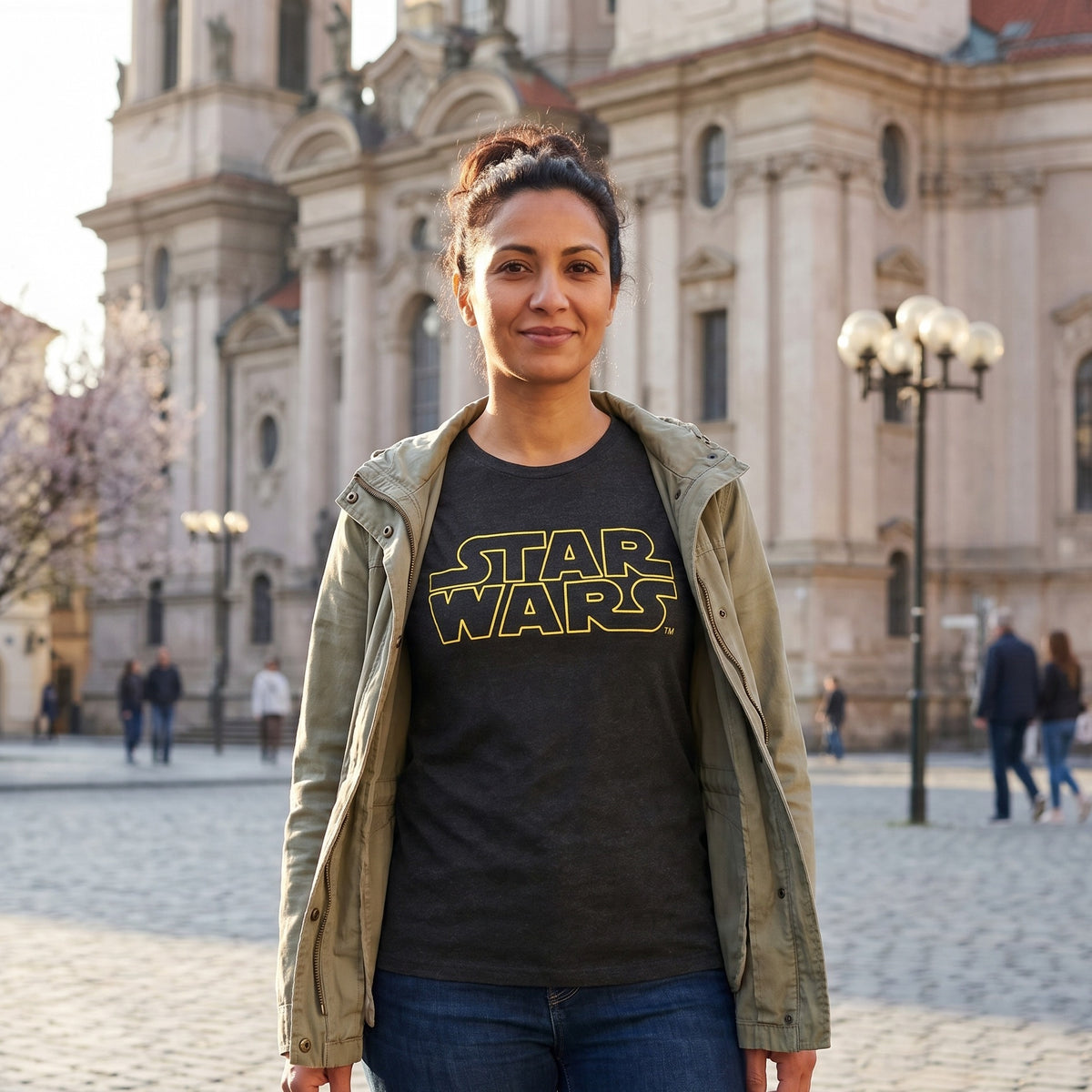 Immagine del prodotto Star Wars - T-Shirt Logo Grigia