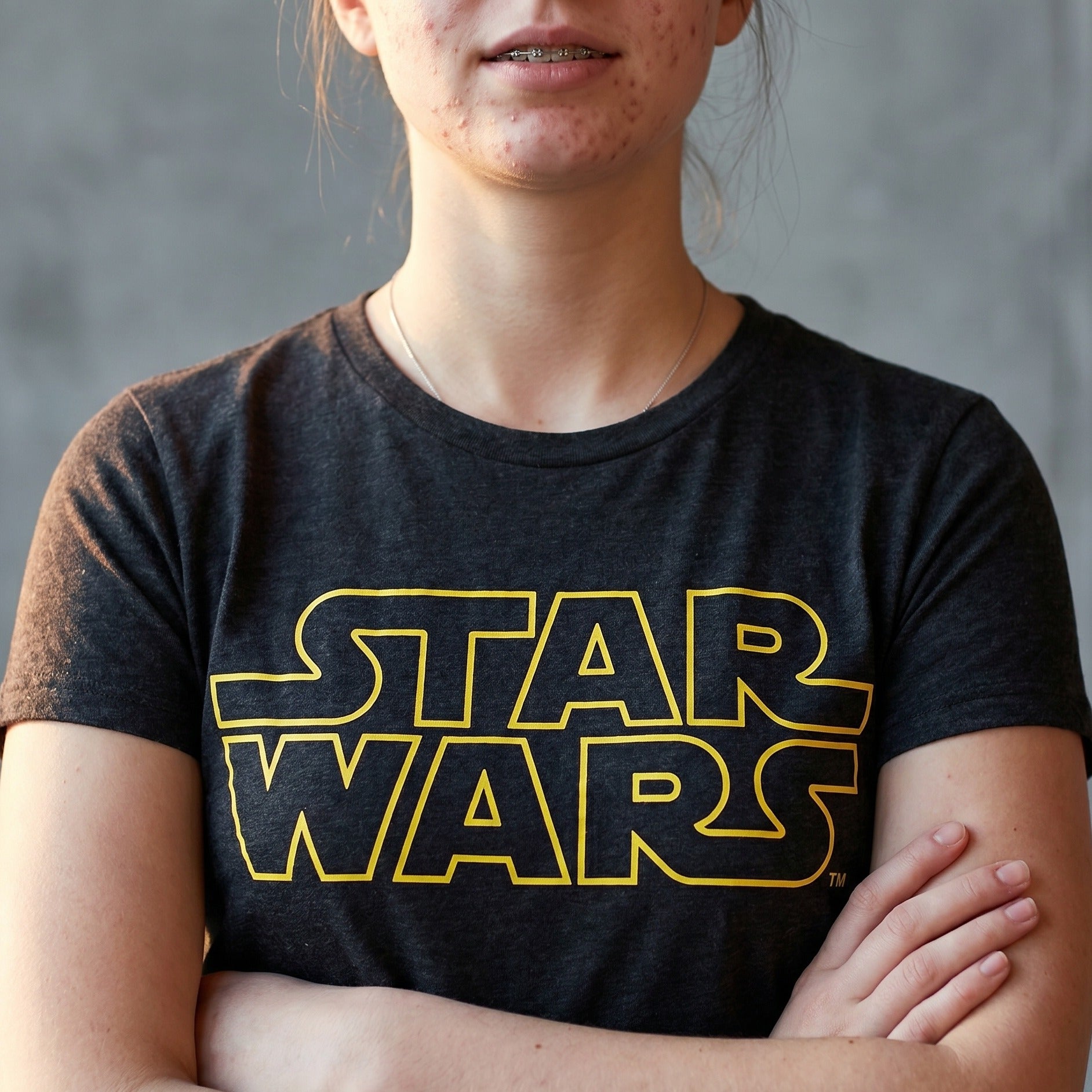 Immagine del prodotto Star Wars - T-Shirt Logo Grigia