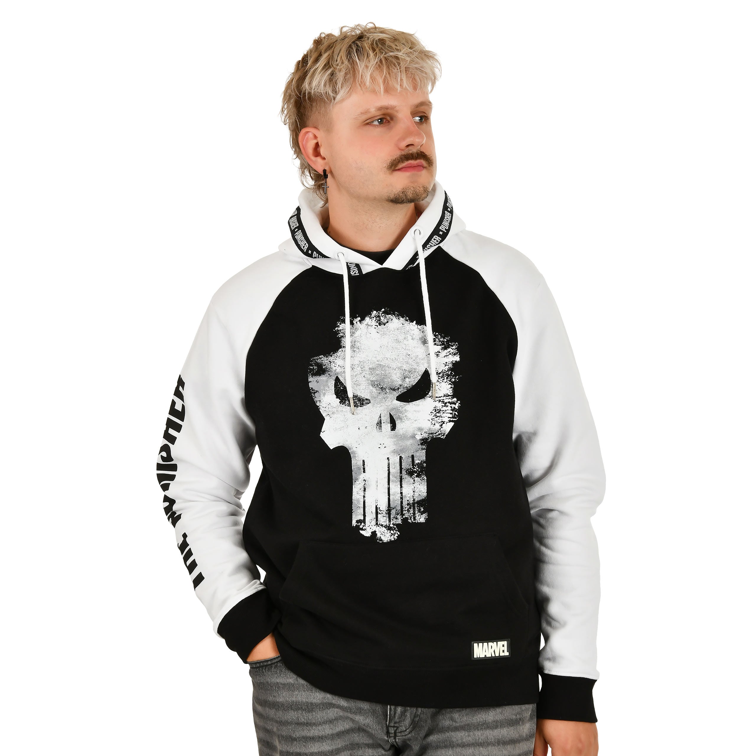 Immagine del prodotto Punisher - Felpa con cappuccio Logo nera