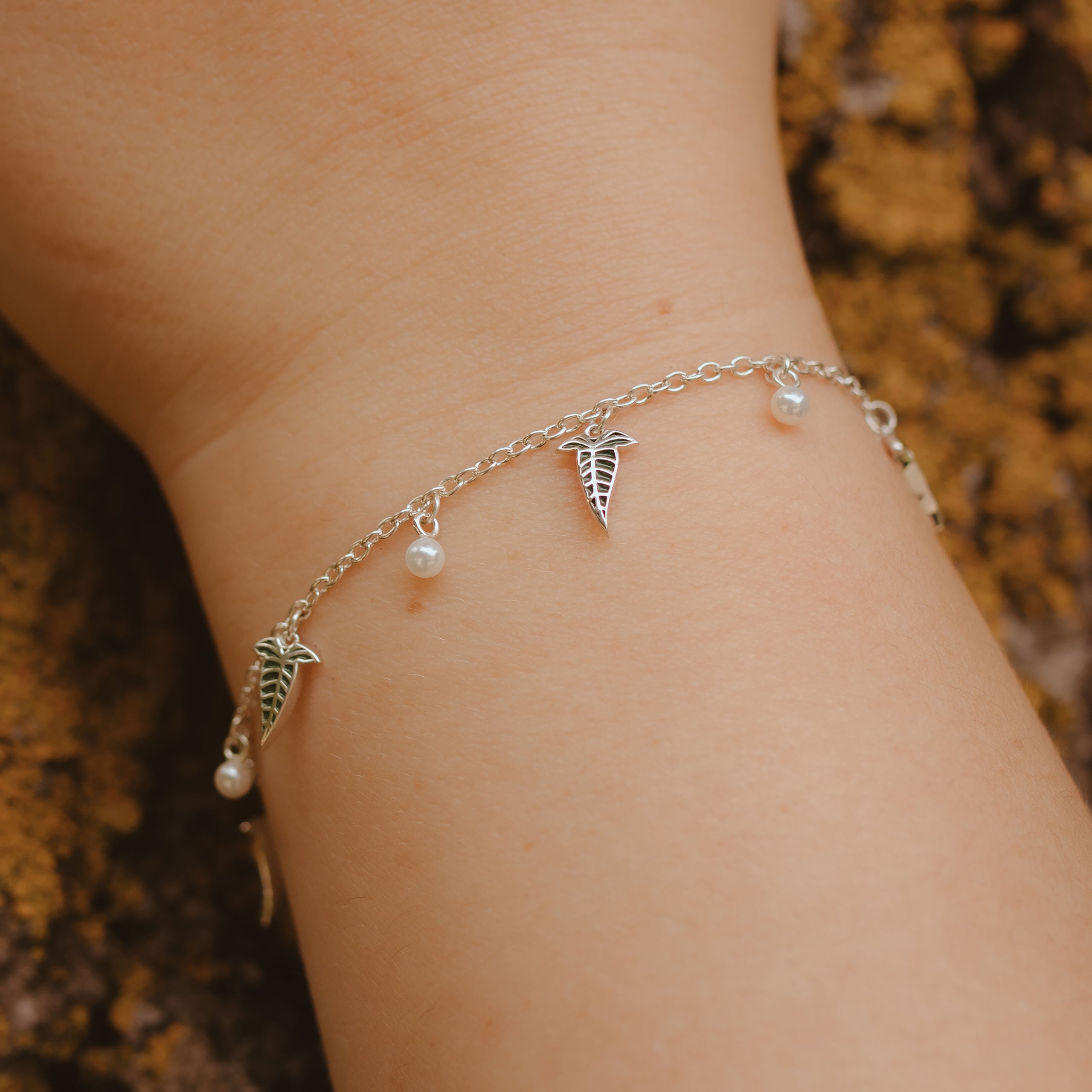 Immagine del prodotto Bracciale Foglia Elfica Argento 925 - Il Signore degli Anelli