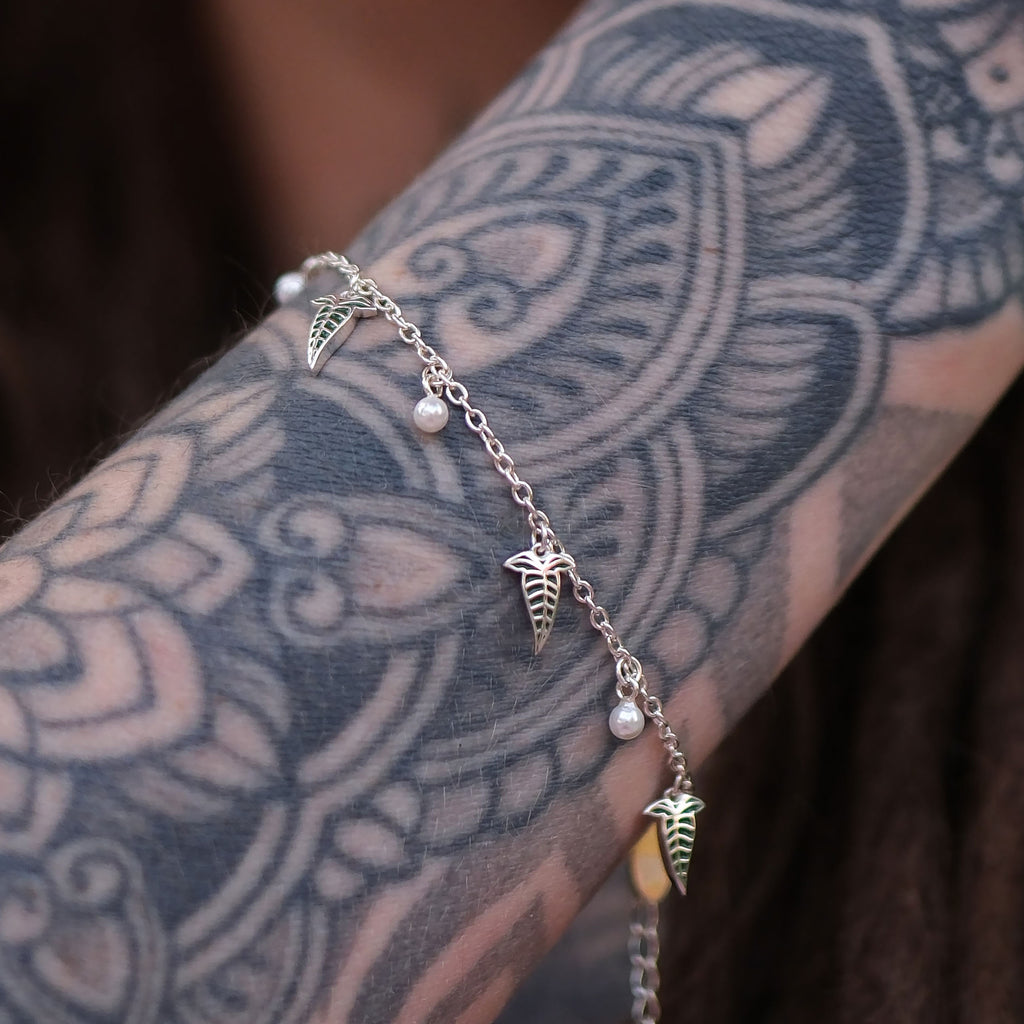 Immagine del prodotto Bracciale Foglia Elfica Argento 925 - Il Signore degli Anelli