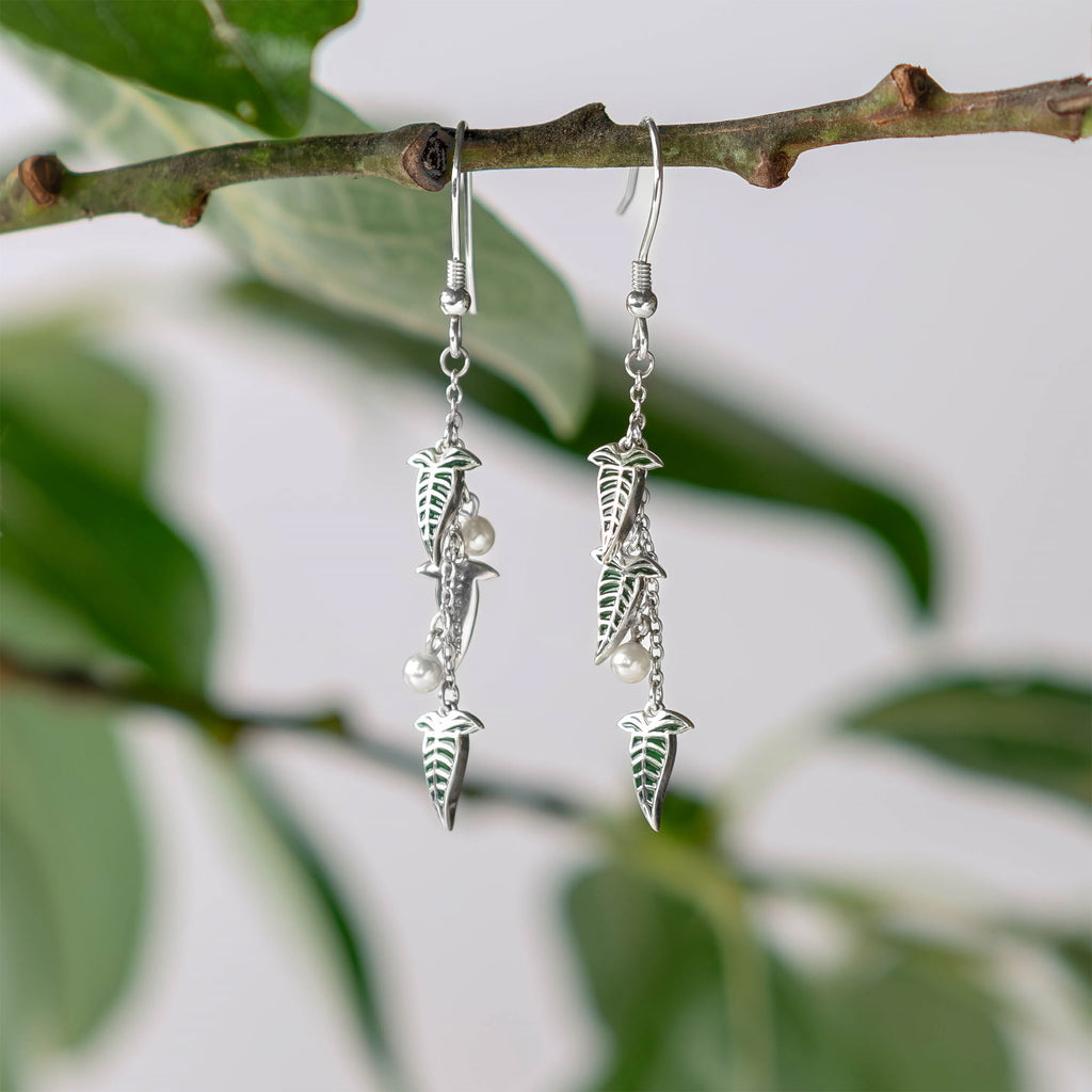 Immagine del prodotto Orecchini Foglia Elfica Argento 925 - Il Signore degli Anelli