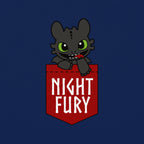 Immagine del prodotto Dragon Trainer - T-Shirt con taschino Night Fury blu