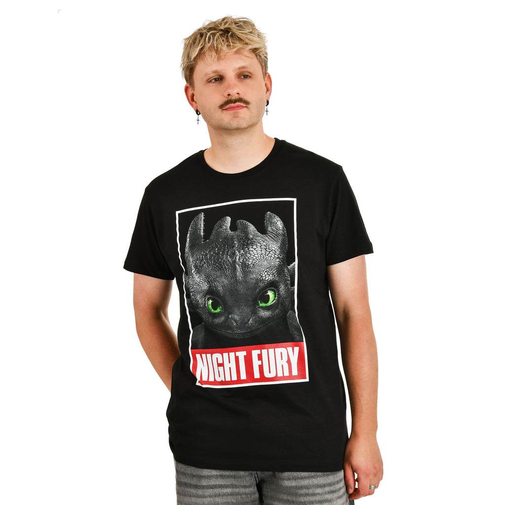 Product image How to Train Your Dragon - Night Fury Poster T-Shirt Black