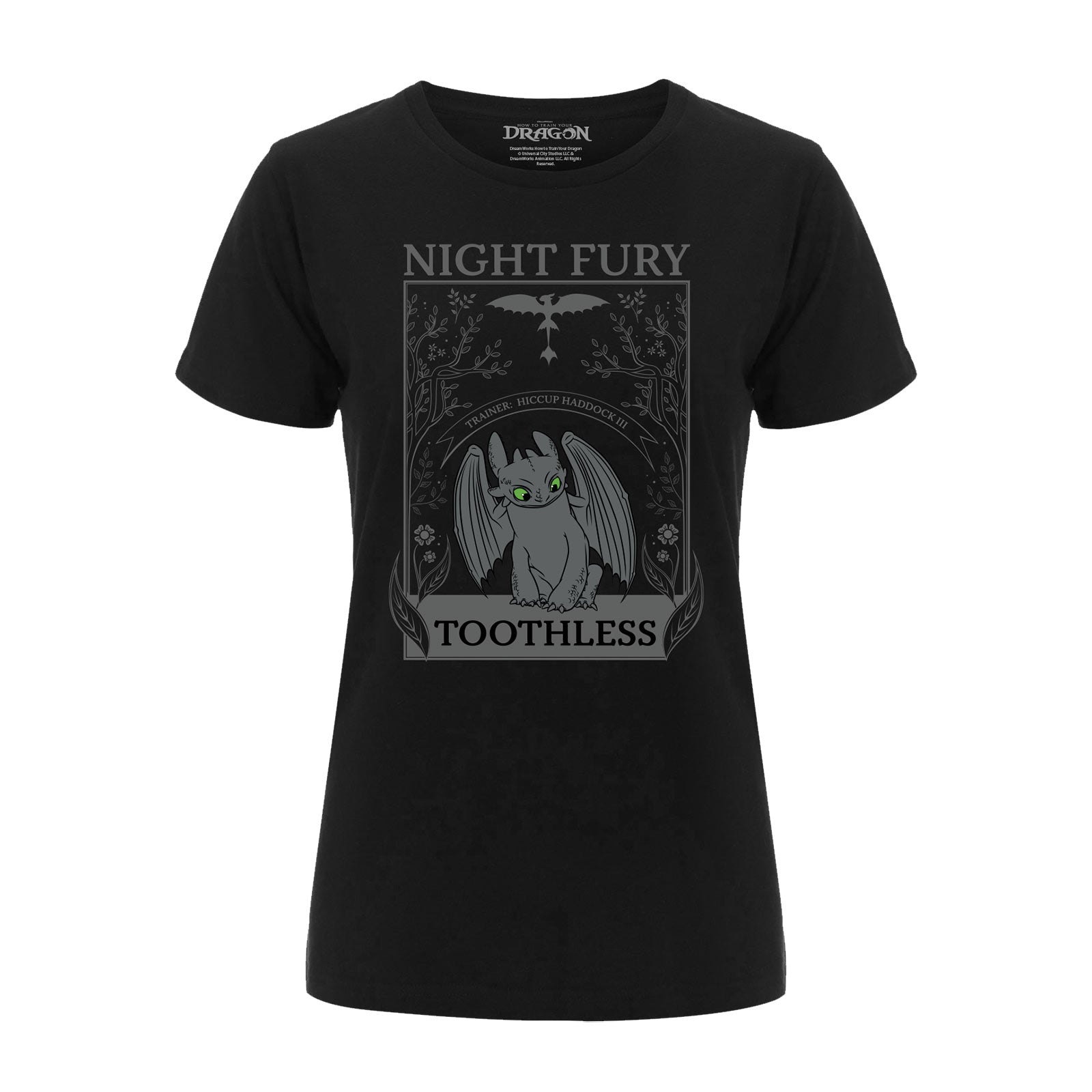 Immagine del prodotto Dragon Trainer - T-Shirt Donna Night Fury Nera