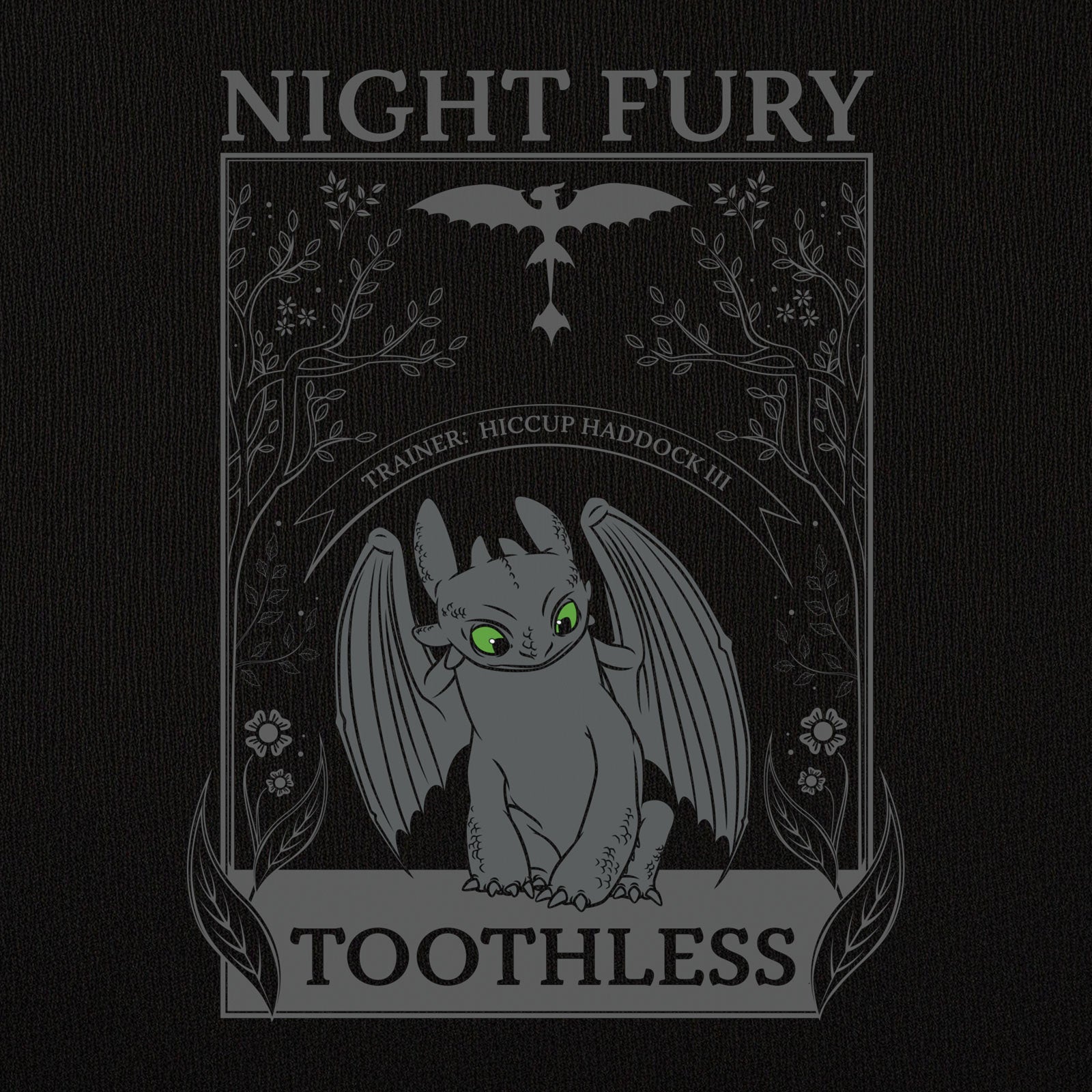 Immagine del prodotto Dragon Trainer - T-Shirt Donna Night Fury Nera