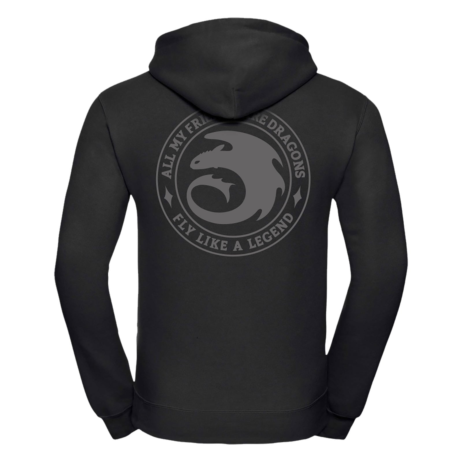Immagine del prodotto Dragon Trainer - Felpa con cappuccio Night Fury Legend nera