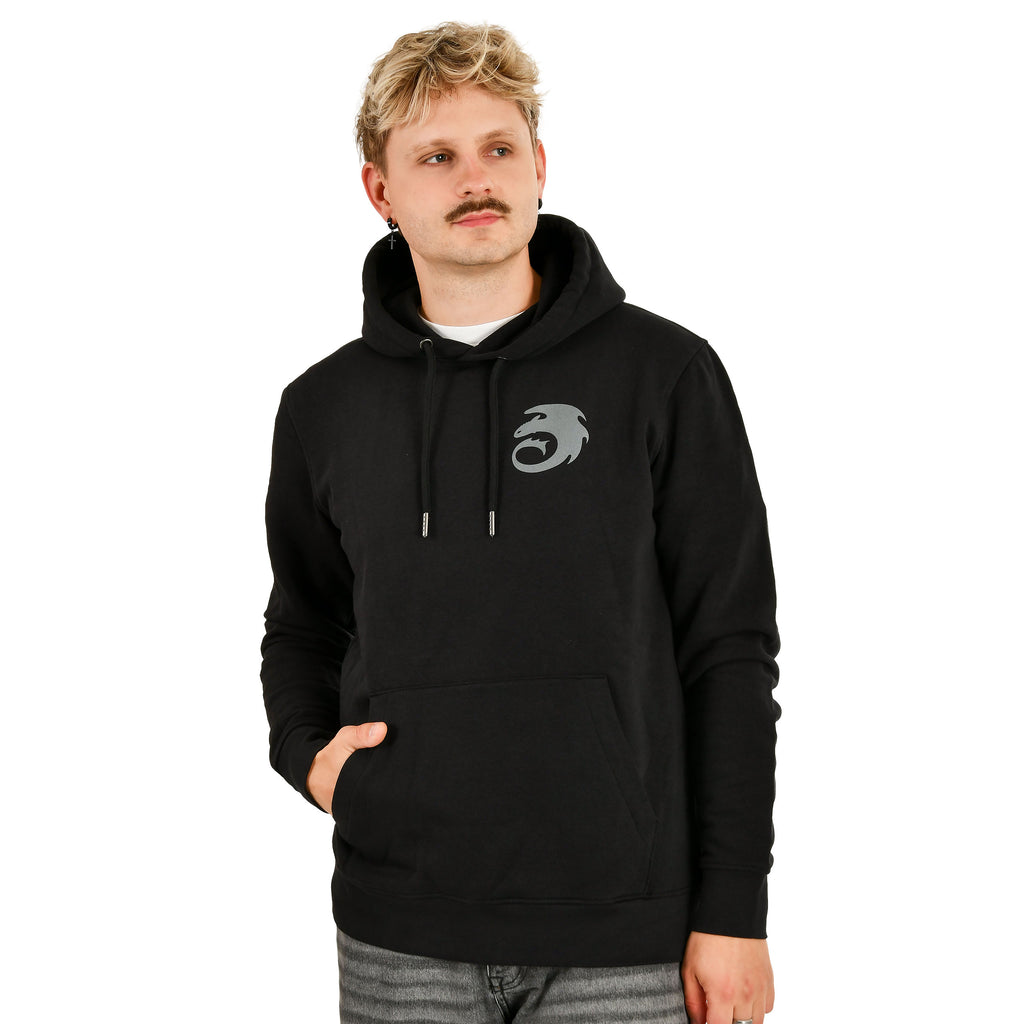 Immagine del prodotto Dragon Trainer - Felpa con cappuccio Night Fury Legend nera