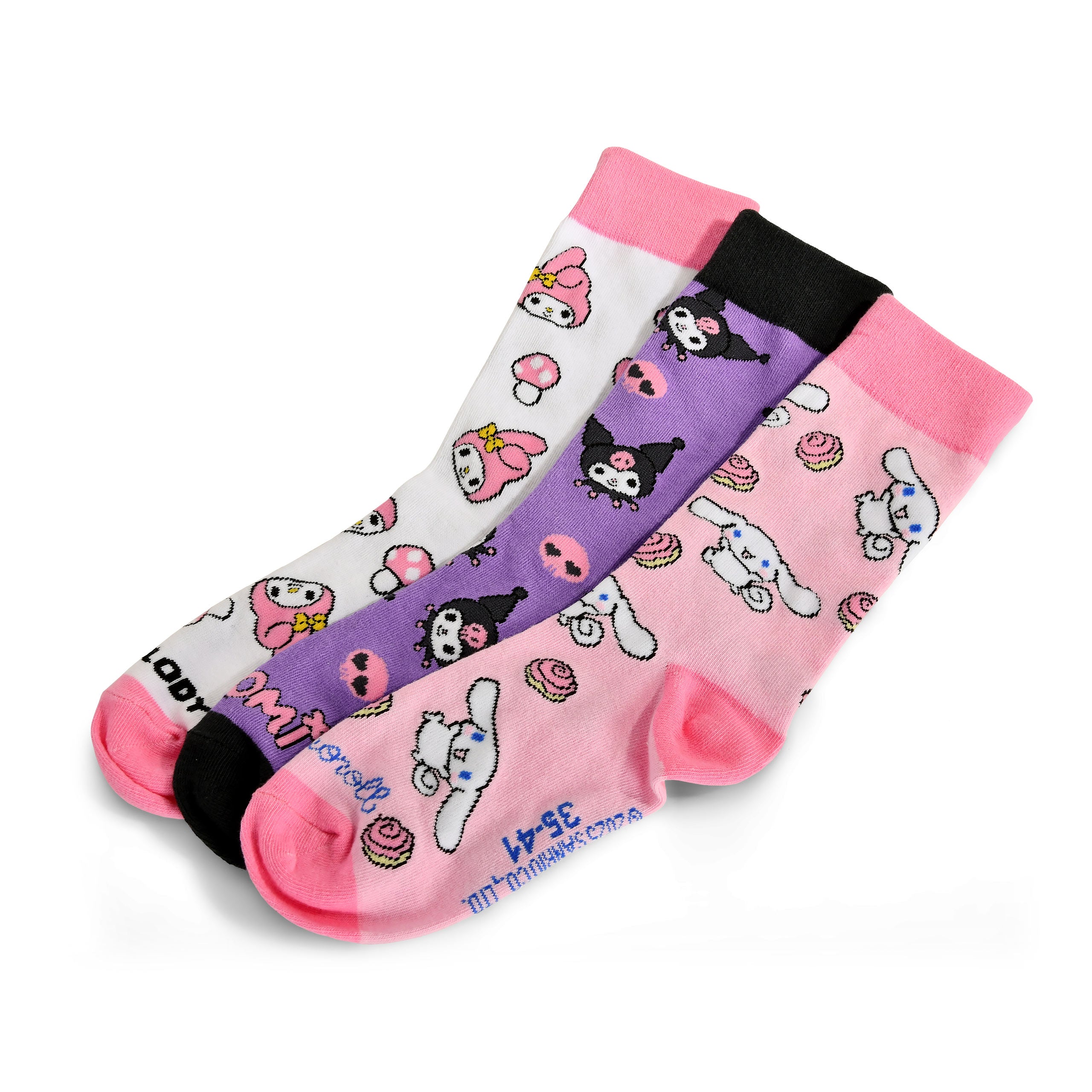 Immagine del prodotto Sanrio - Hello Kitty and Friends set di 3 paia di calzini in scatola regalo