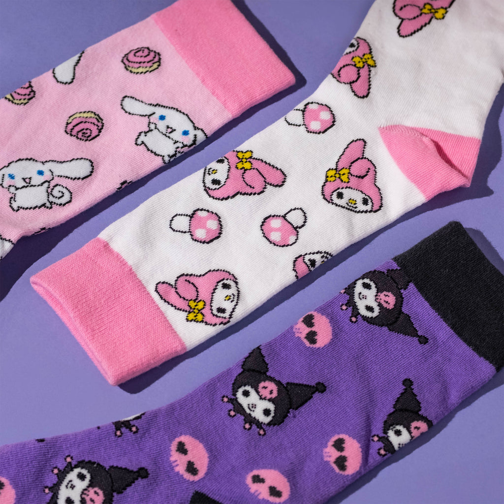 Product image Sanrio - Hello Kitty and Friends 3-Pack Socks in Gift Box
