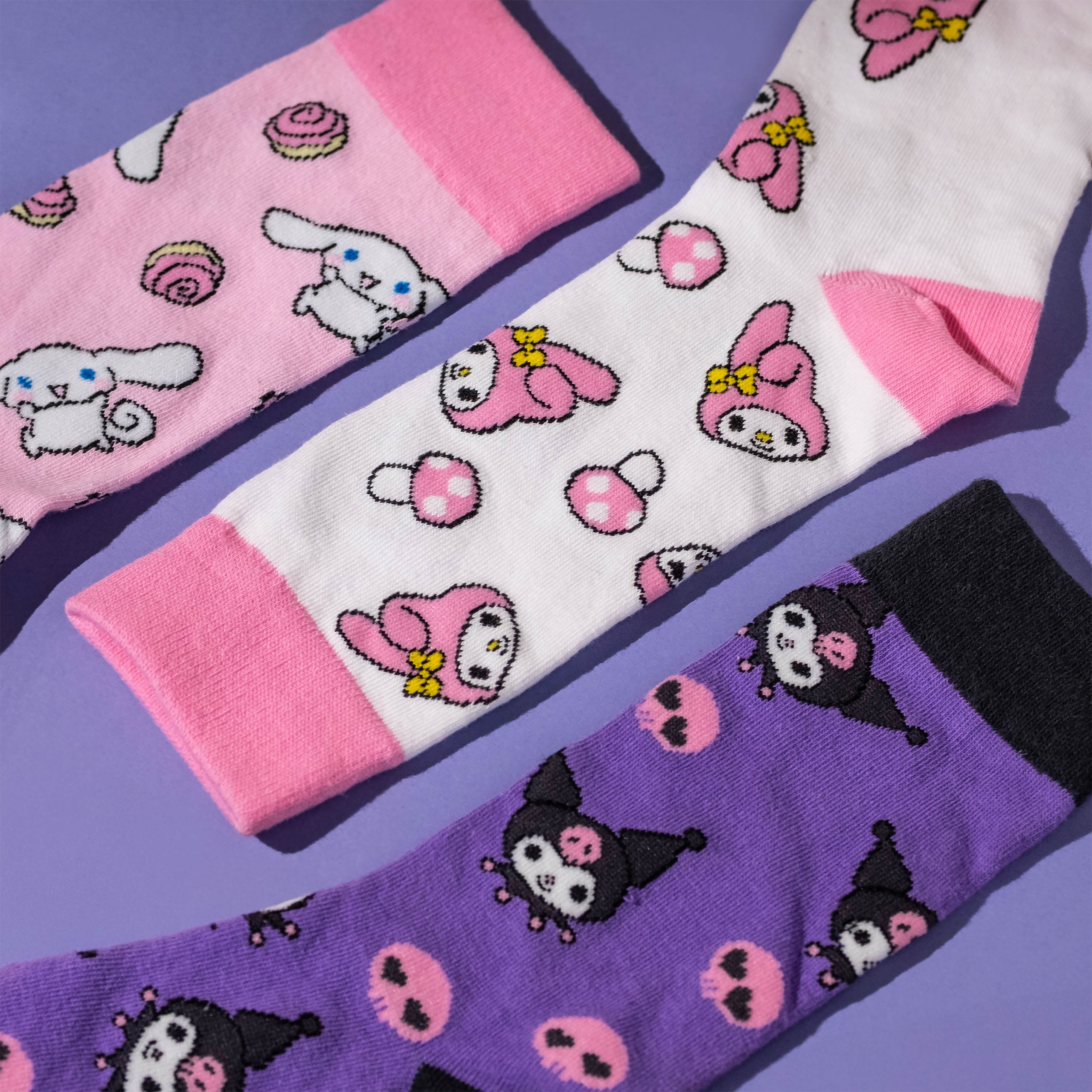 Immagine del prodotto Sanrio - Hello Kitty and Friends set di 3 paia di calzini in scatola regalo