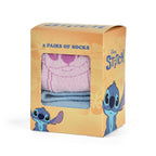 Immagine del prodotto Set di 2 paia di calzini Stitch e Angel in scatola regalo - Lilo & Stitch