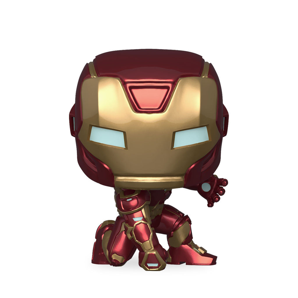 Immagine del prodotto Marvel: Avengers Game - Iron Man (Stark Tech) Funko Pop Figura con Testa Molle