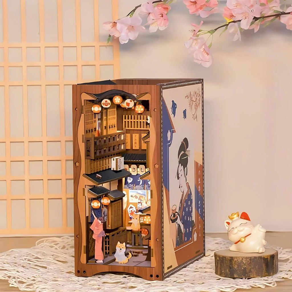 Product image Sakura - Under the Sakura Tree Book Nook Model Kit Wood