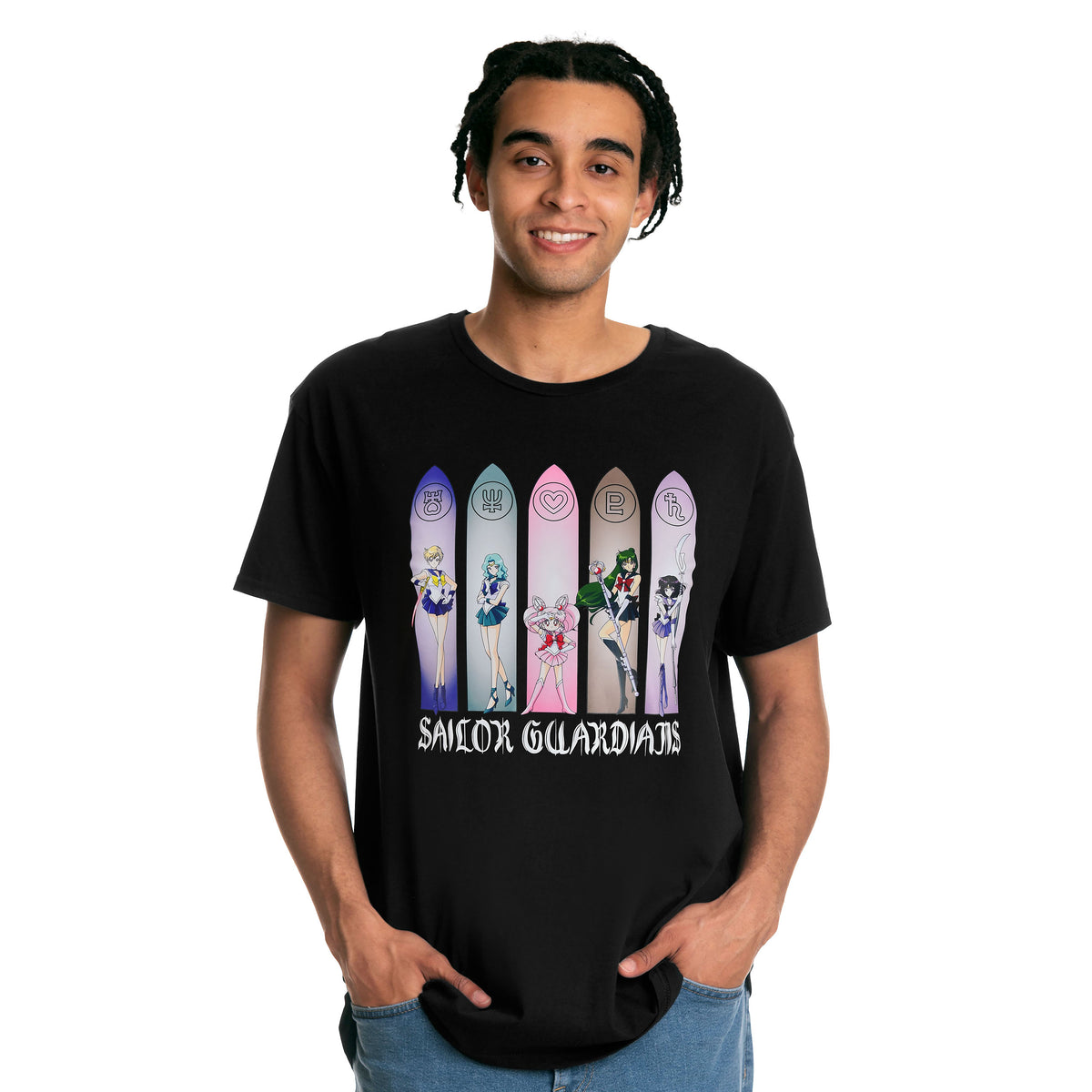 Immagine del prodotto Sailor Moon - Sailor Guardians Outer Senshi T-shirt nera