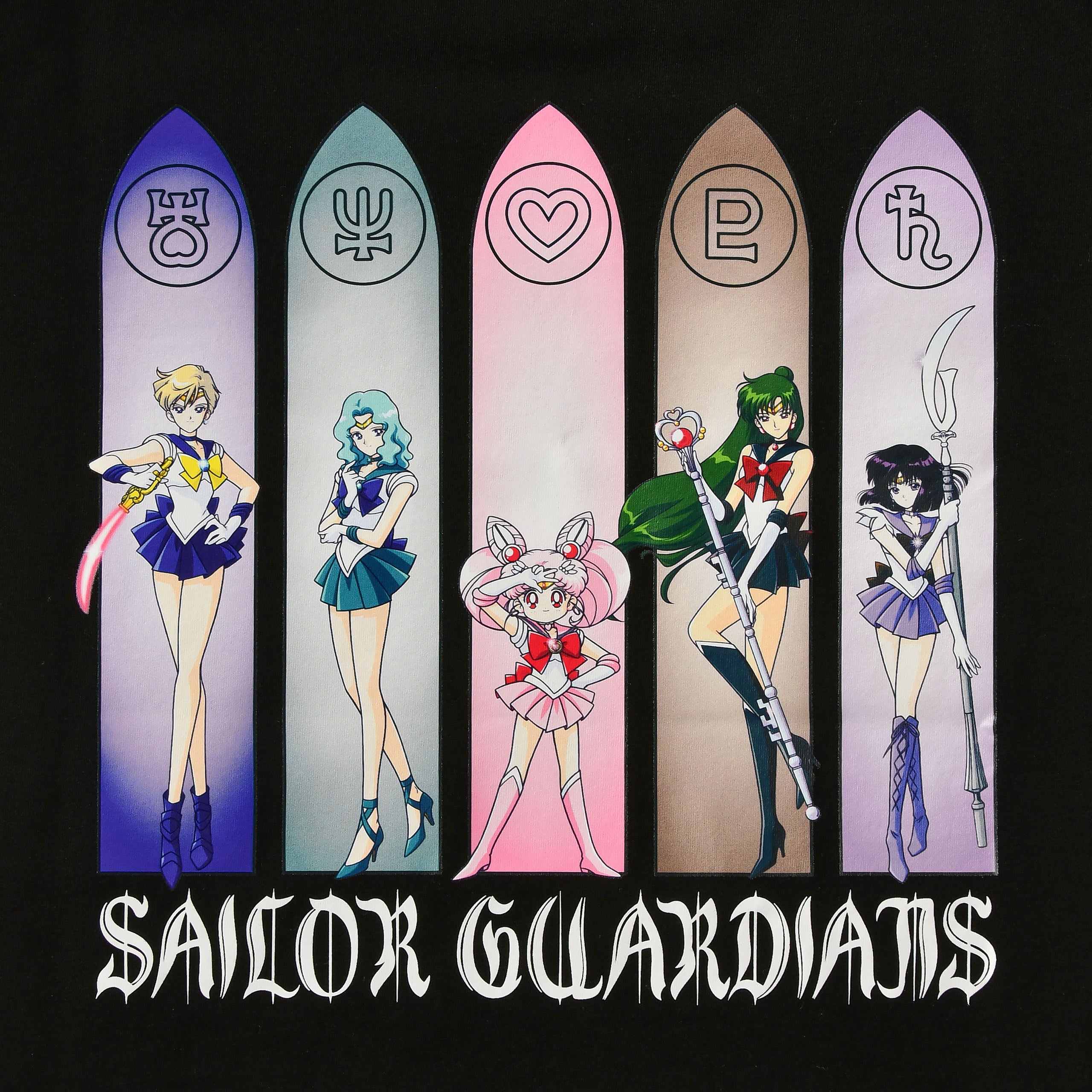 Immagine del prodotto Sailor Moon - Sailor Guardians Outer Senshi T-shirt nera