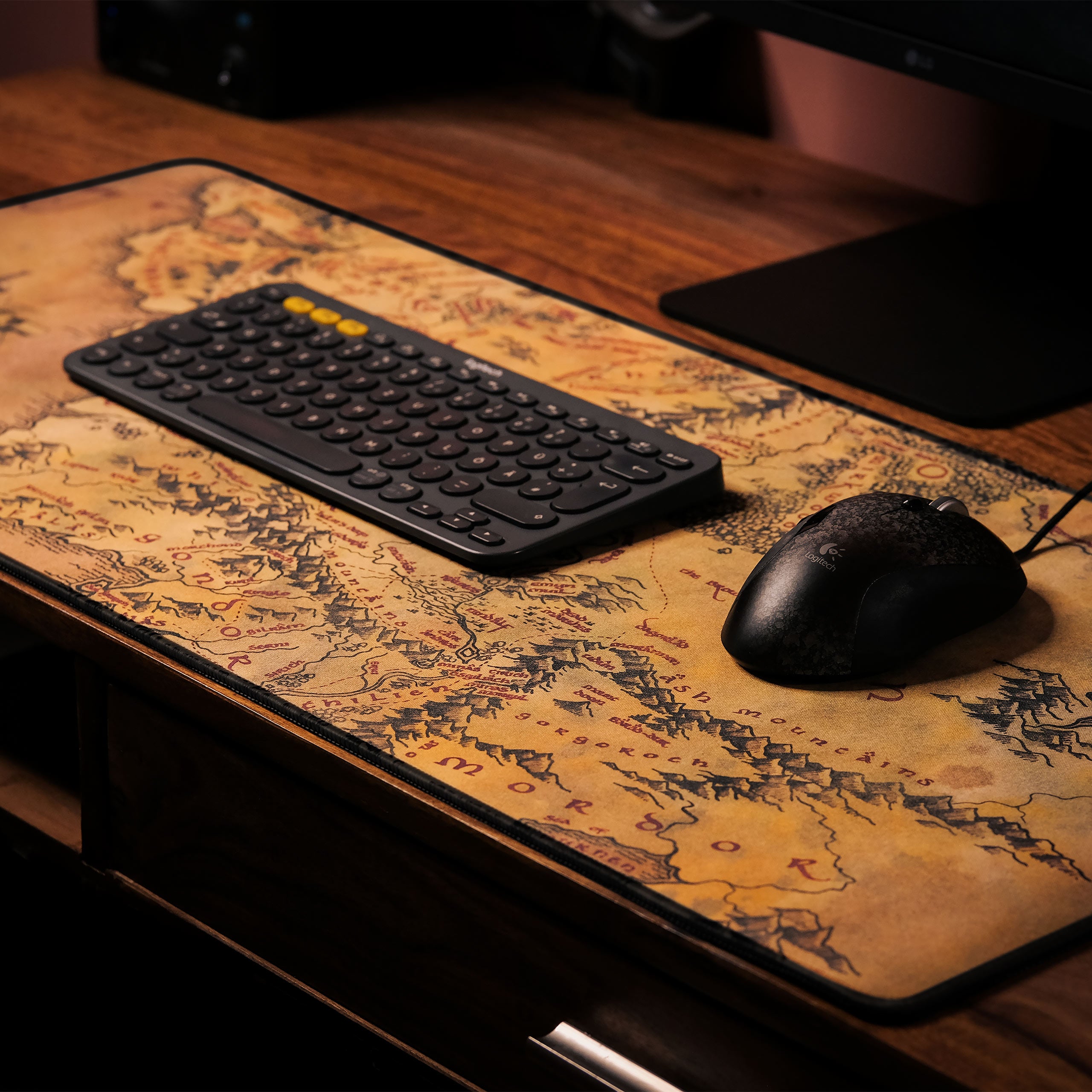 Immagine del prodotto Tappetino per mouse Mappa della Terra di Mezzo - Il Signore degli Anelli