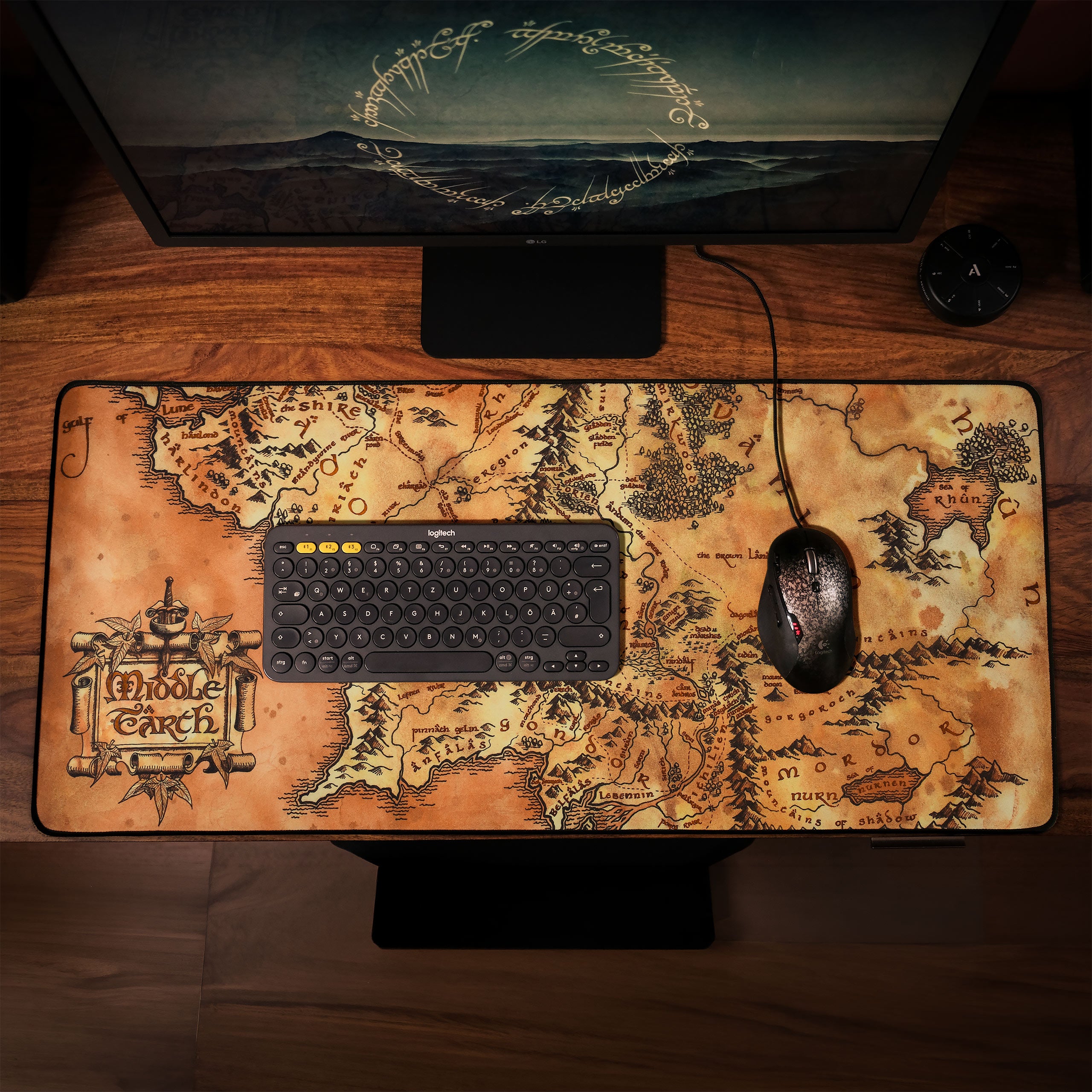 Immagine del prodotto Tappetino per mouse Mappa della Terra di Mezzo - Il Signore degli Anelli