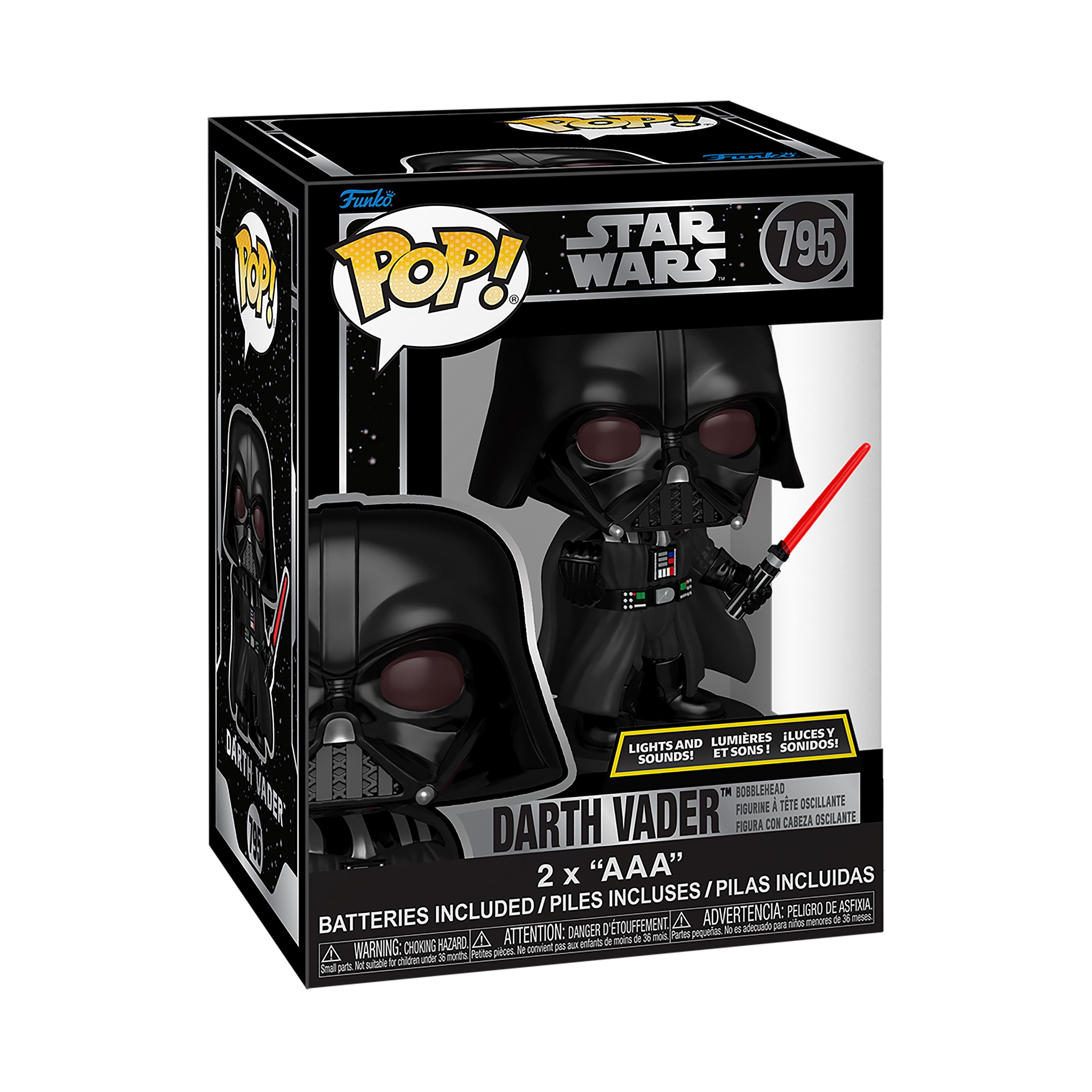 Product image Darth Vader Funko Pop Bobblehead Figure with Light and Sound - Star Wars