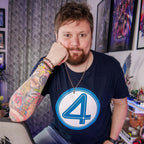 Immagine del prodotto Fantastic Four - T-shirt con emblema blu
