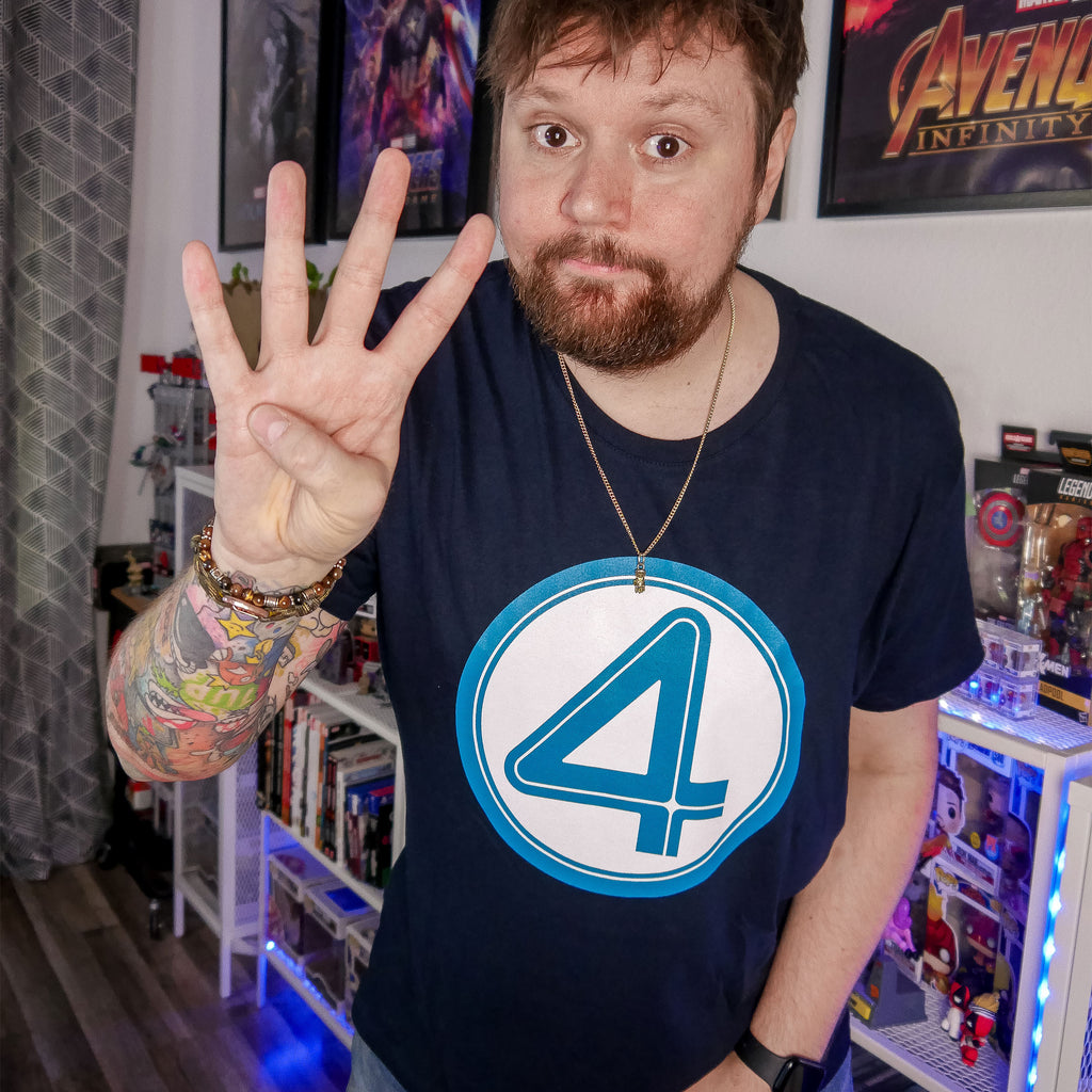 Immagine del prodotto Fantastic Four - T-shirt con emblema blu