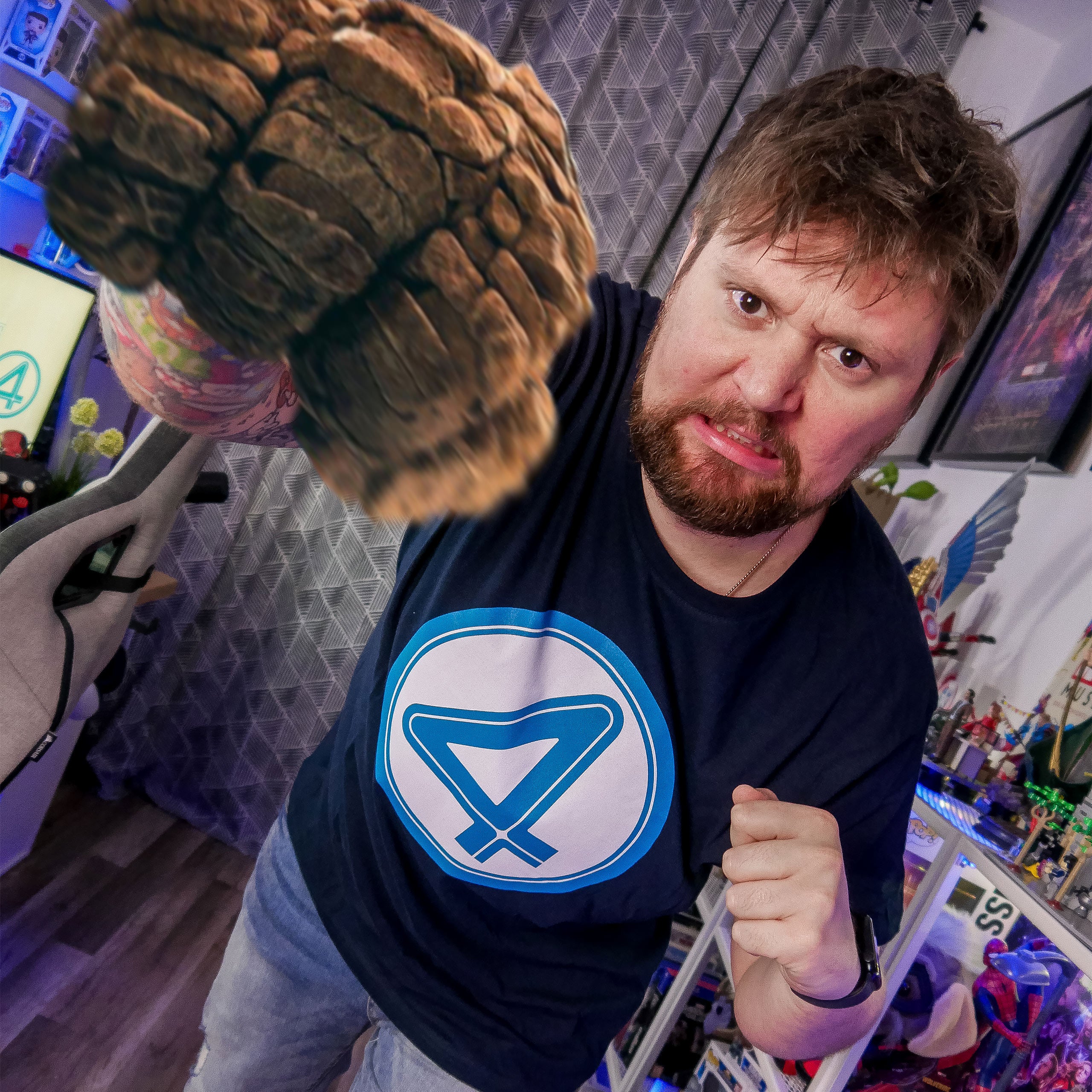 Immagine del prodotto Fantastic Four - T-shirt con emblema blu