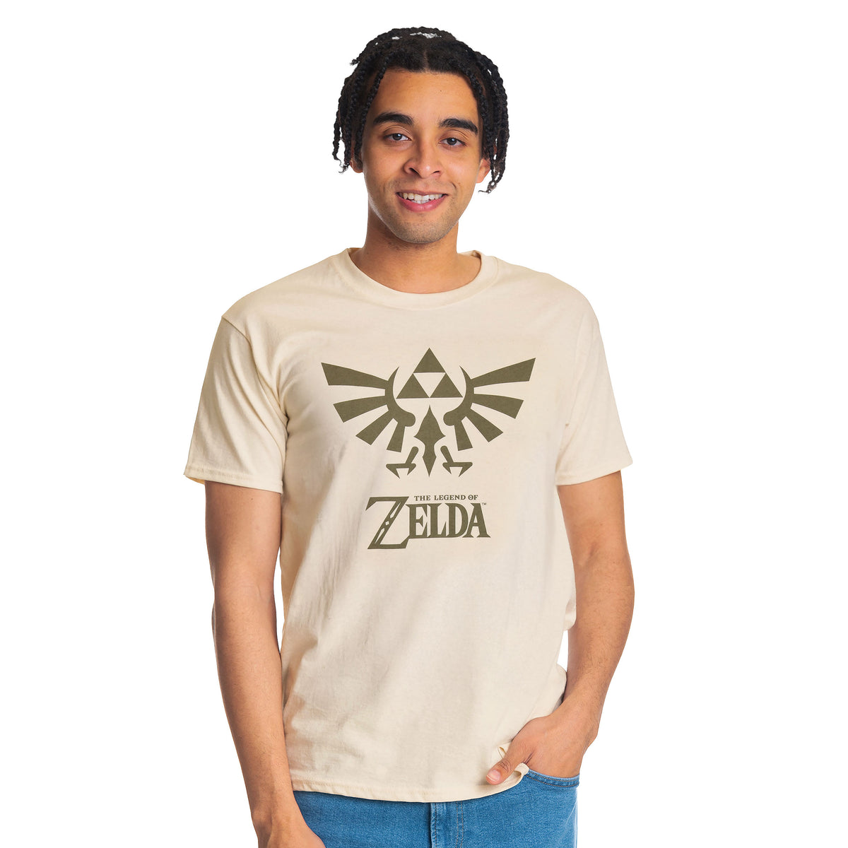 Immagine del prodotto Zelda - T-shirt con logo iconico beige