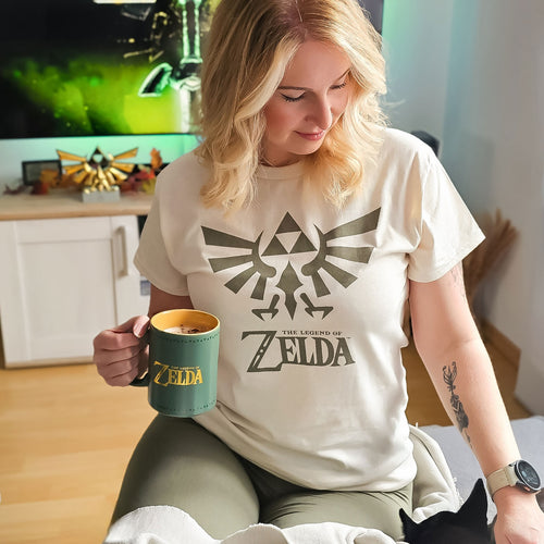 Immagine del prodotto Zelda - T-shirt con logo iconico beige
