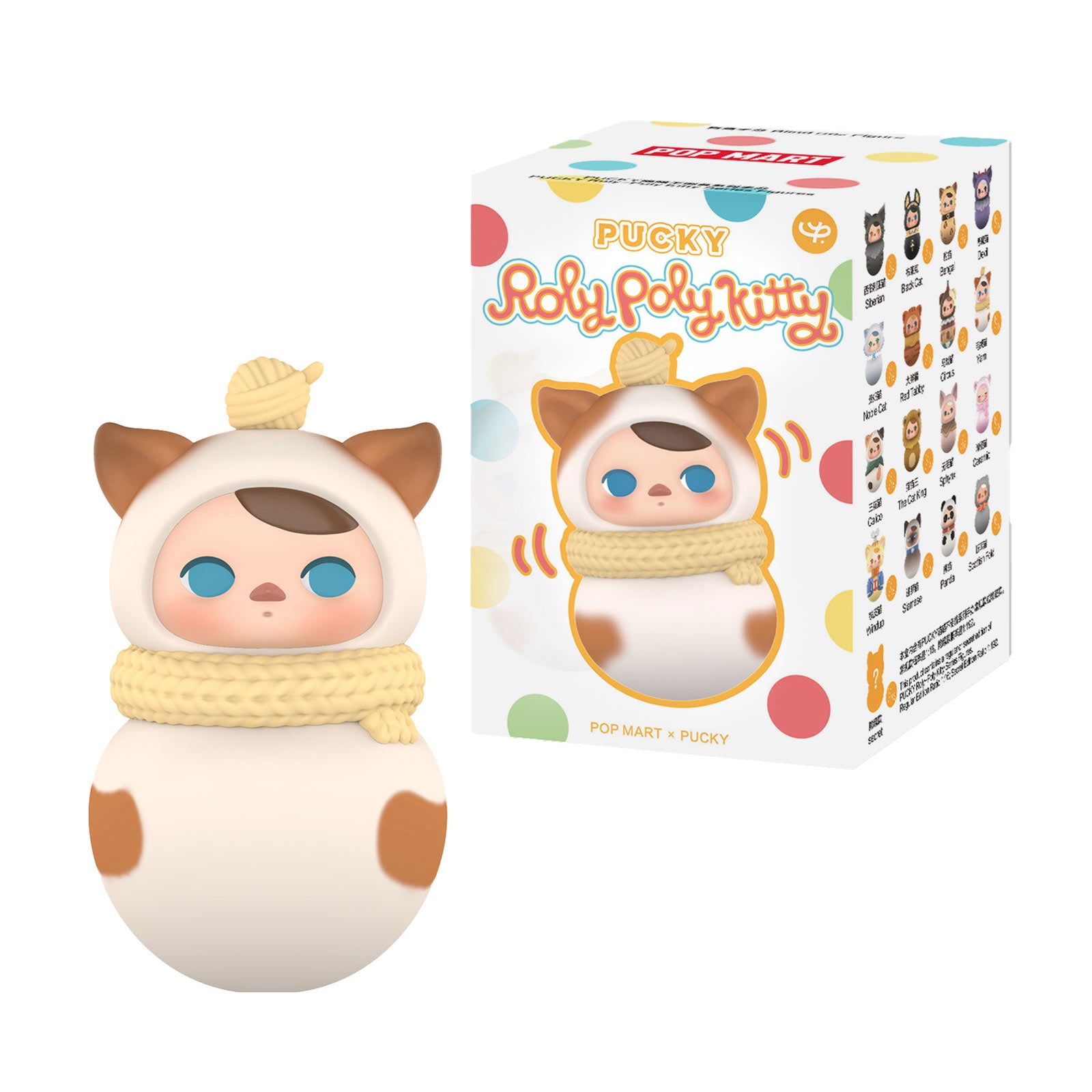 Immagine del prodotto Pucky - Serie Roly-Poly Kitty POP MART Figura Misteriosa