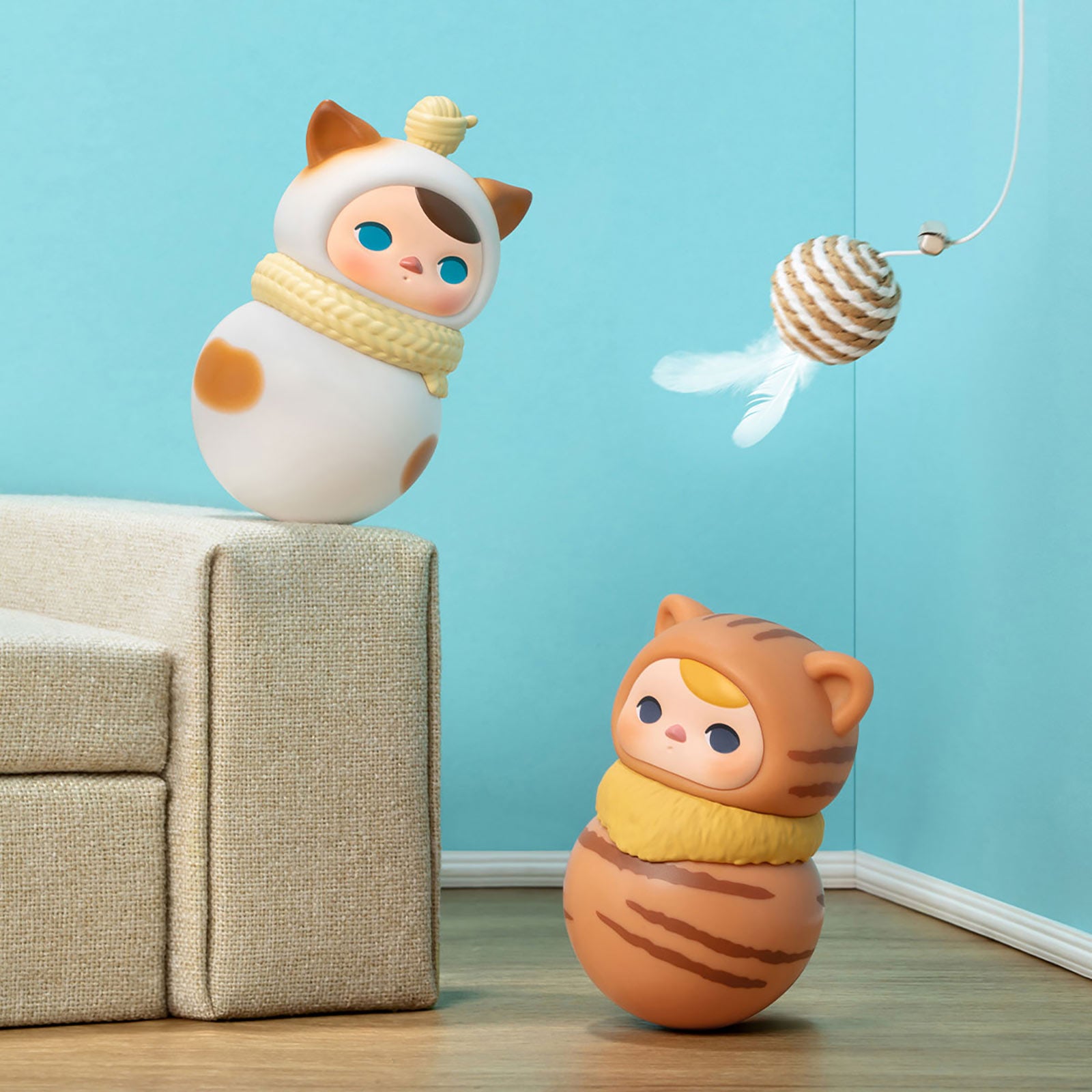 Immagine del prodotto Pucky - Serie Roly-Poly Kitty POP MART Figura Misteriosa