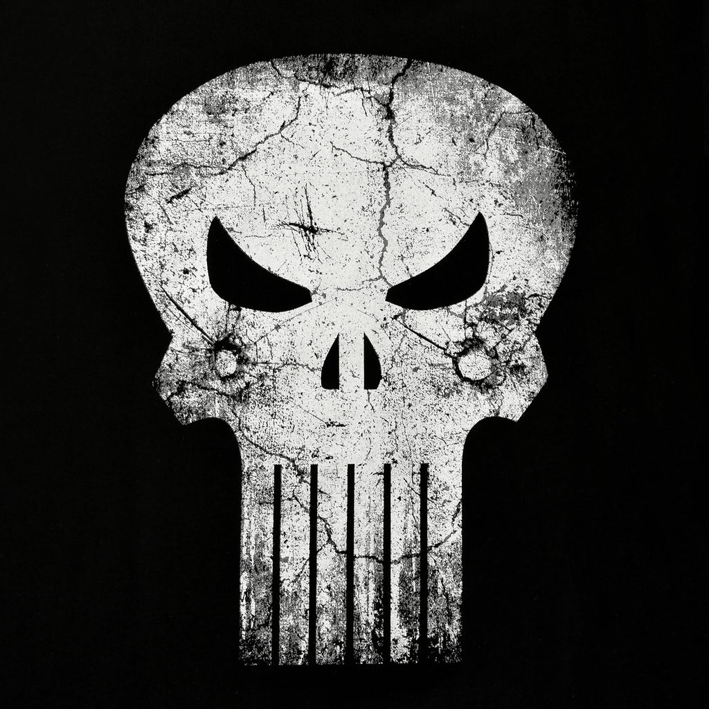 Immagine del prodotto Punisher - T-shirt nera con logo Skull Distress