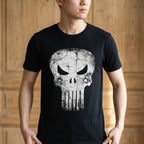Immagine del prodotto Punisher - T-shirt nera con logo Skull Distress