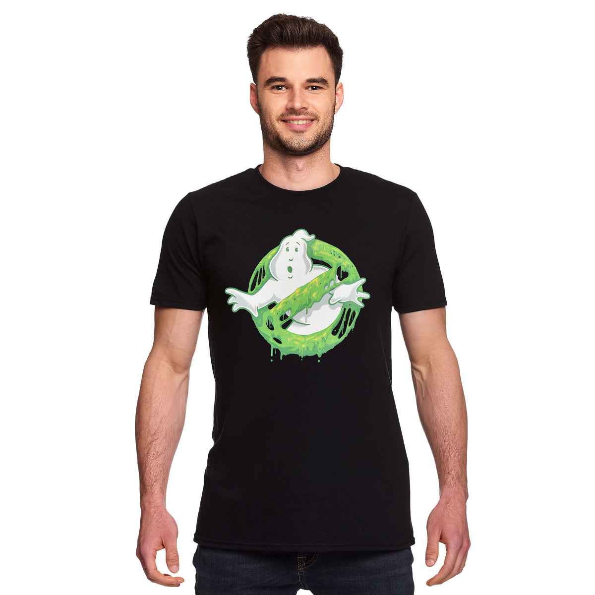 Immagine del prodotto Ghostbusters - T-Shirt Logo Slime Glow in the Dark Nera