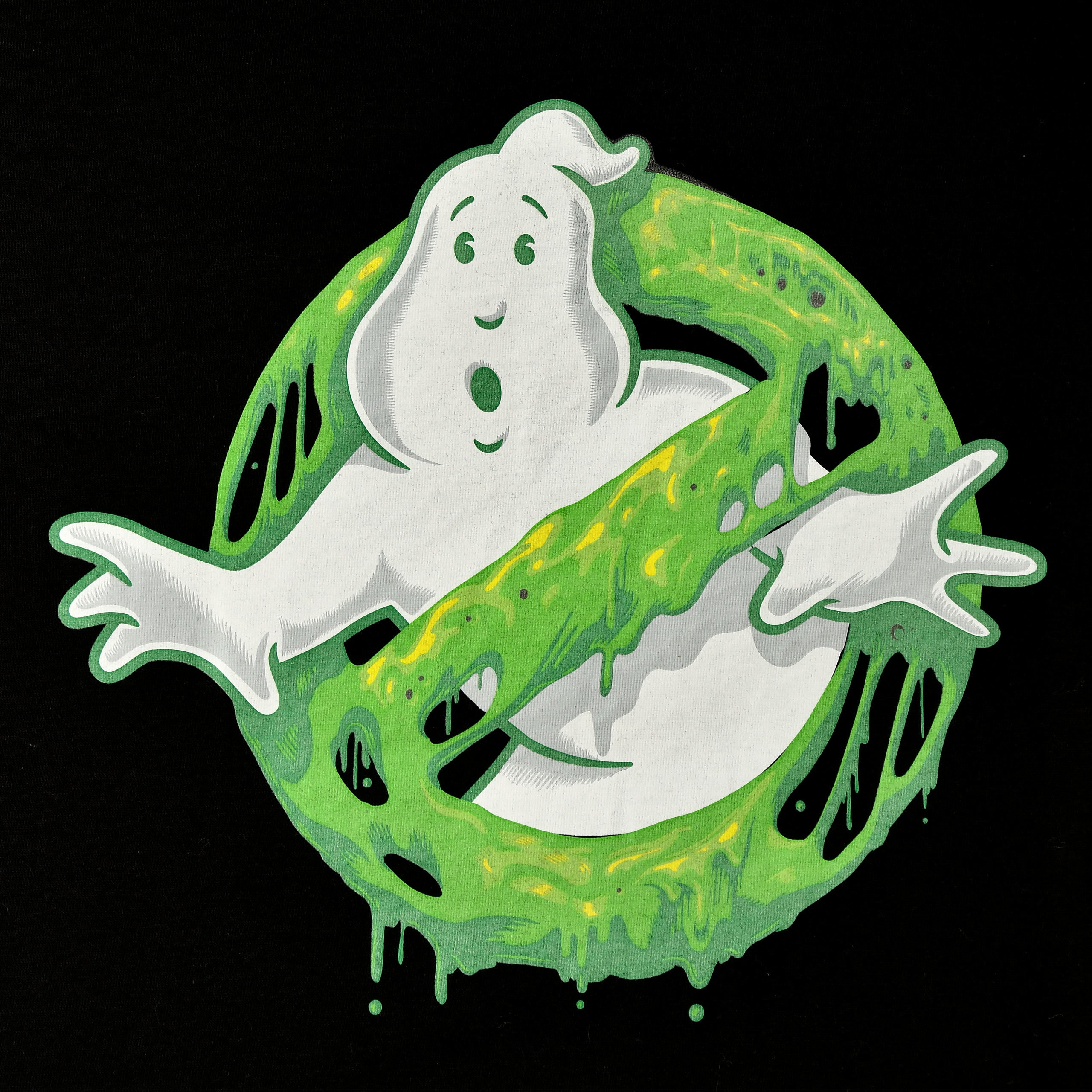 Immagine del prodotto Ghostbusters - T-Shirt Logo Slime Glow in the Dark Nera