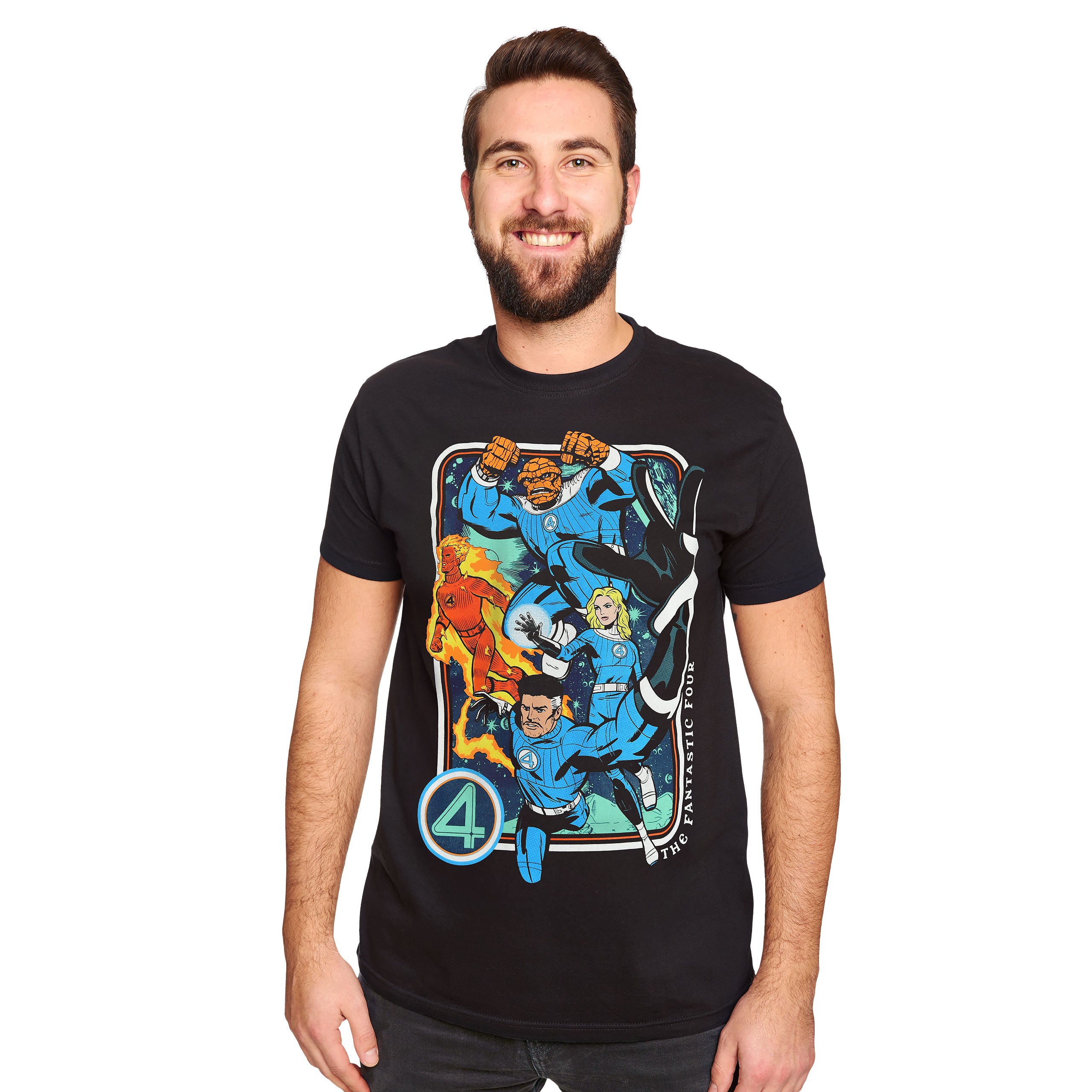 Immagine del prodotto Fantastic Four - T-Shirt Personaggi nera