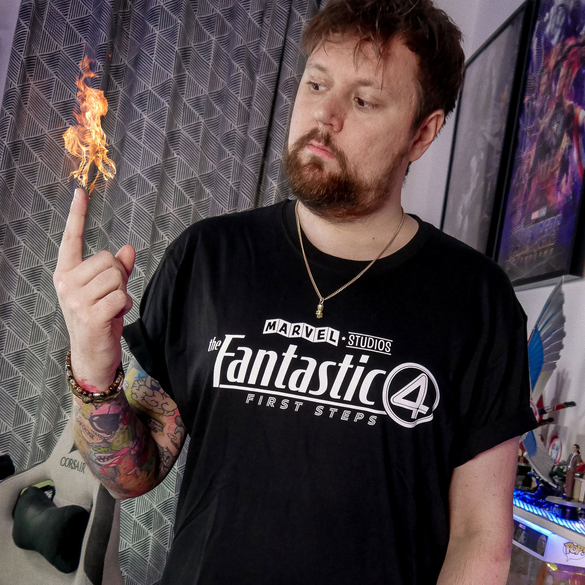 Immagine del prodotto Fantastic Four - T-Shirt Logo Nera