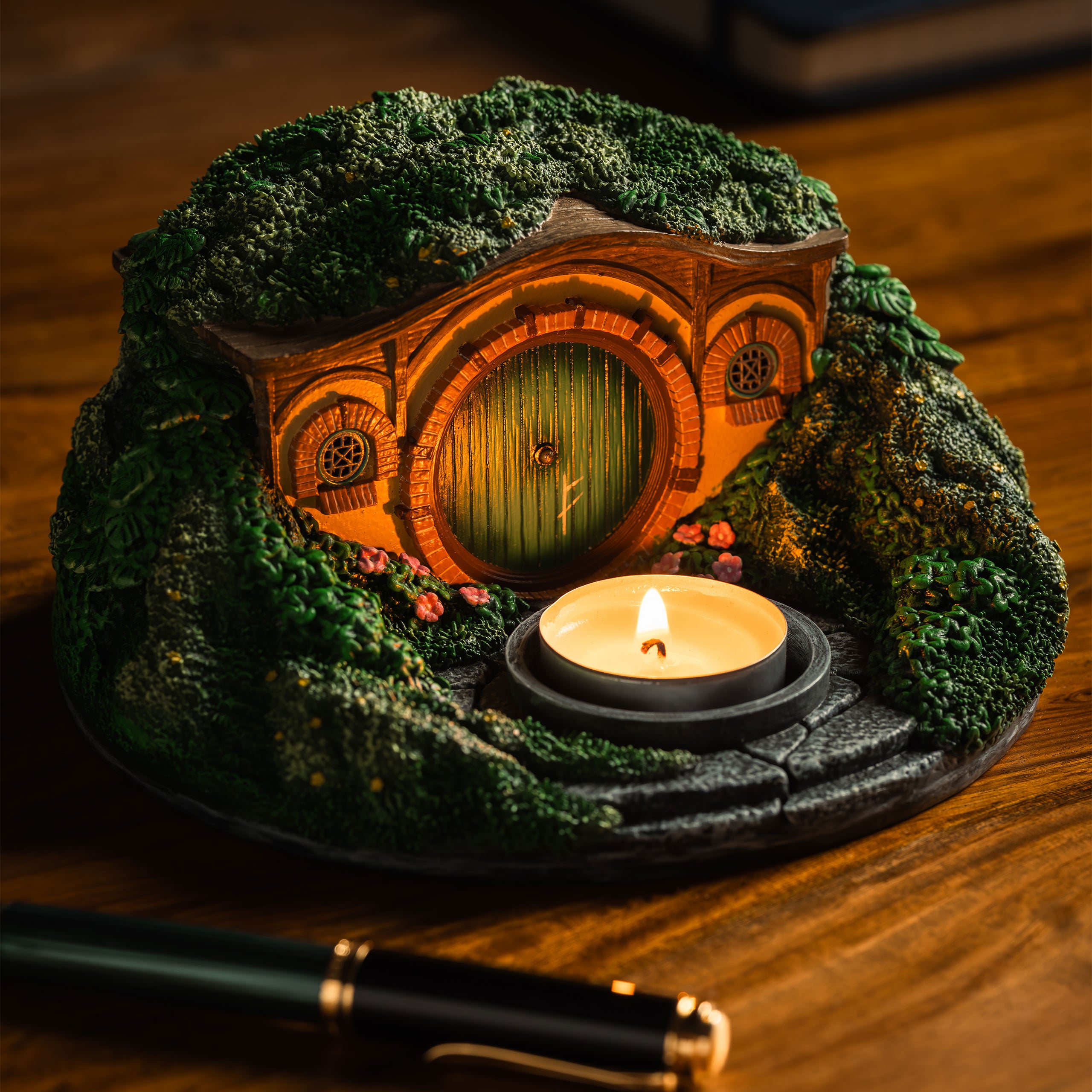 Immagine del prodotto Il Signore degli Anelli - Portacandela tealight diorama Casa Hobbit (Contea)