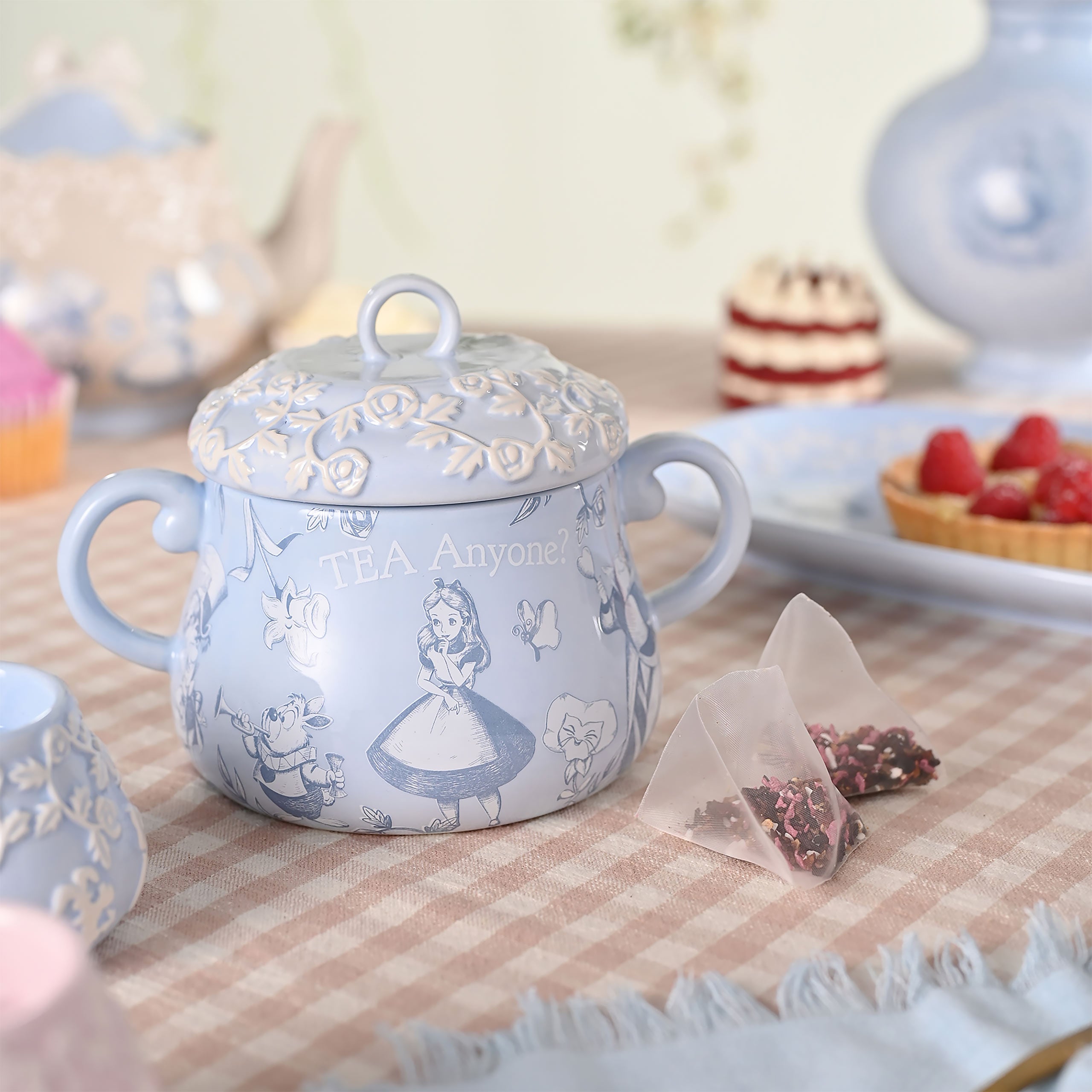 Immagine del prodotto Alice nel Paese delle Meraviglie - Barattolo per biscotti in rilievo Tea Anyone