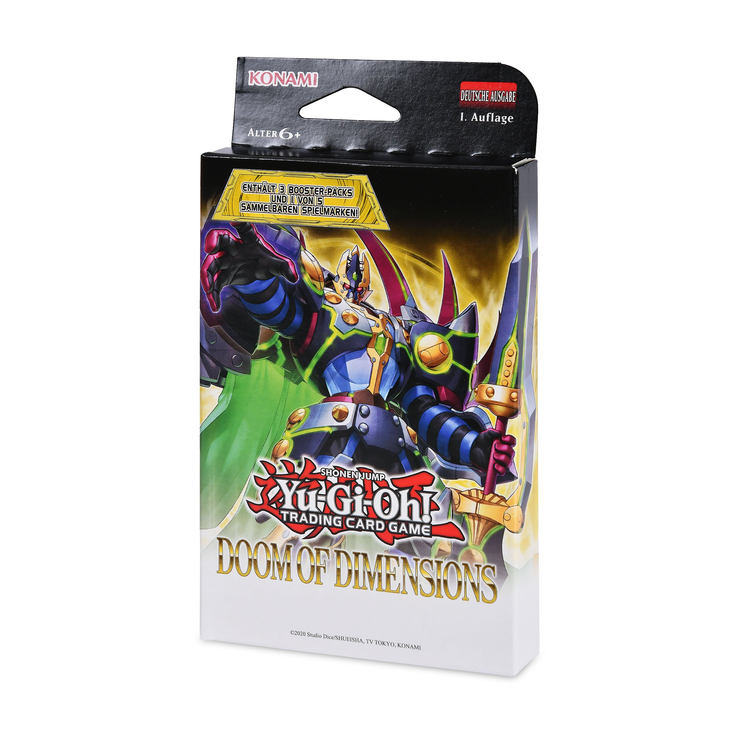 Immagine del prodotto Yu-Gi-Oh! - Doom of Dimensions Tuck Box versione tedesca