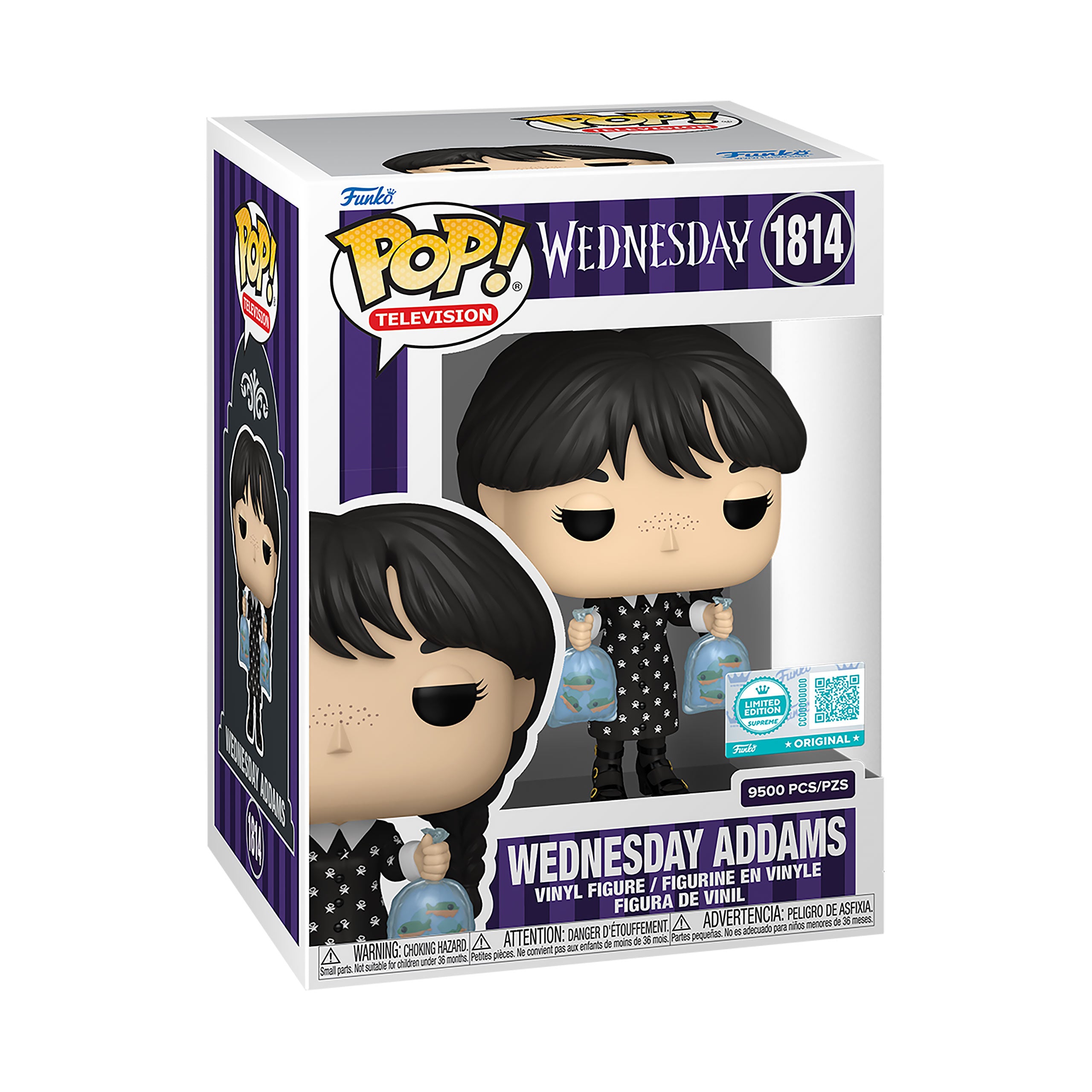 Immagine del prodotto Mercoledì con piranha Figura Funko Pop Limited Edition Supreme