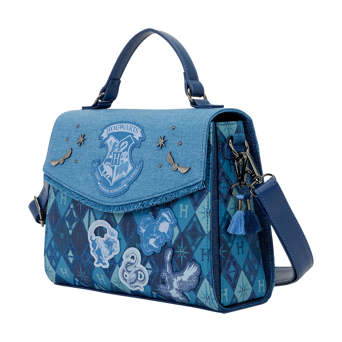 Immagine del prodotto Harry Potter - Borsa a tracolla Hogwarts in denim