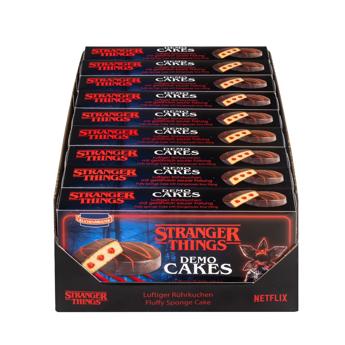 Immagine del prodotto Stranger Things - Demo Cakes tortine soffici, display da 9