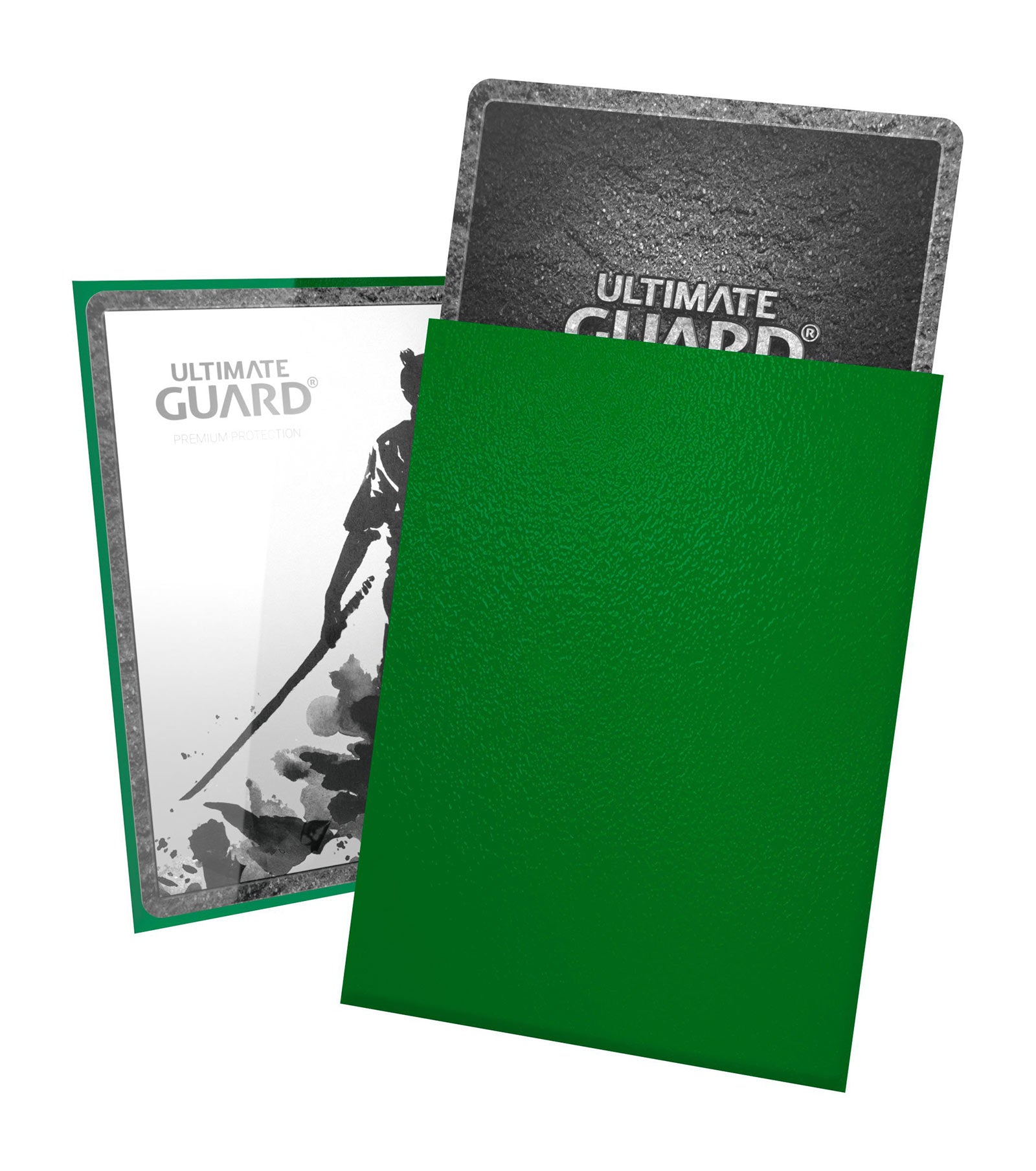 Immagine del prodotto Bustine per carte Katana verdi Ultimate Guard, confezione da 100 per formato standard TCG