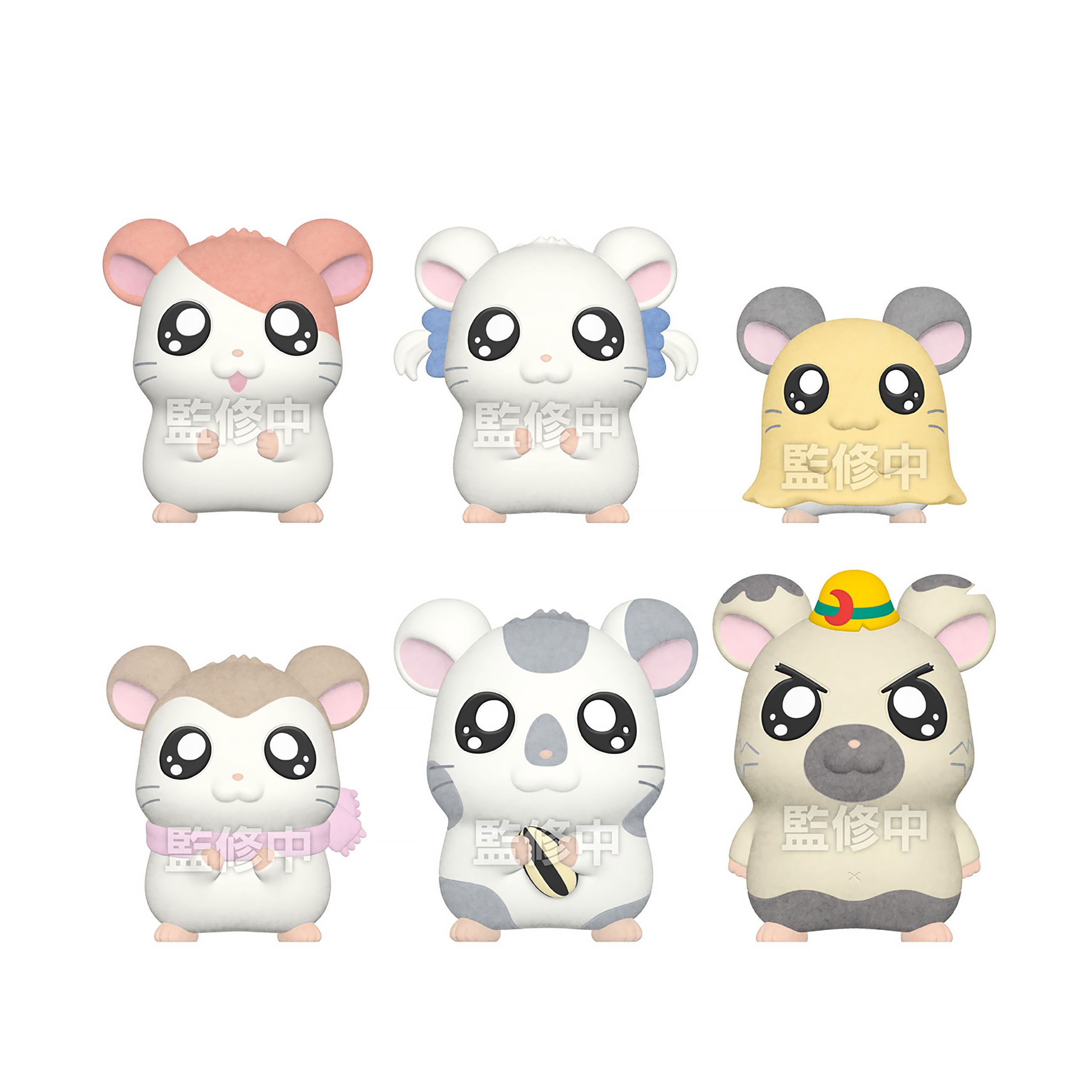 Immagine del prodotto Hamtaro - Flocked Doll Mystery Figure Espositore da 8
