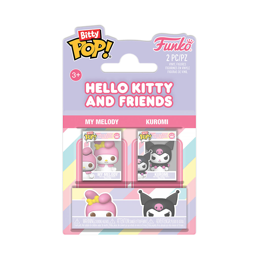 Product image Sanrio - My Melody and Kuromi Funko Bitty Pop 2-Pack Figure Set