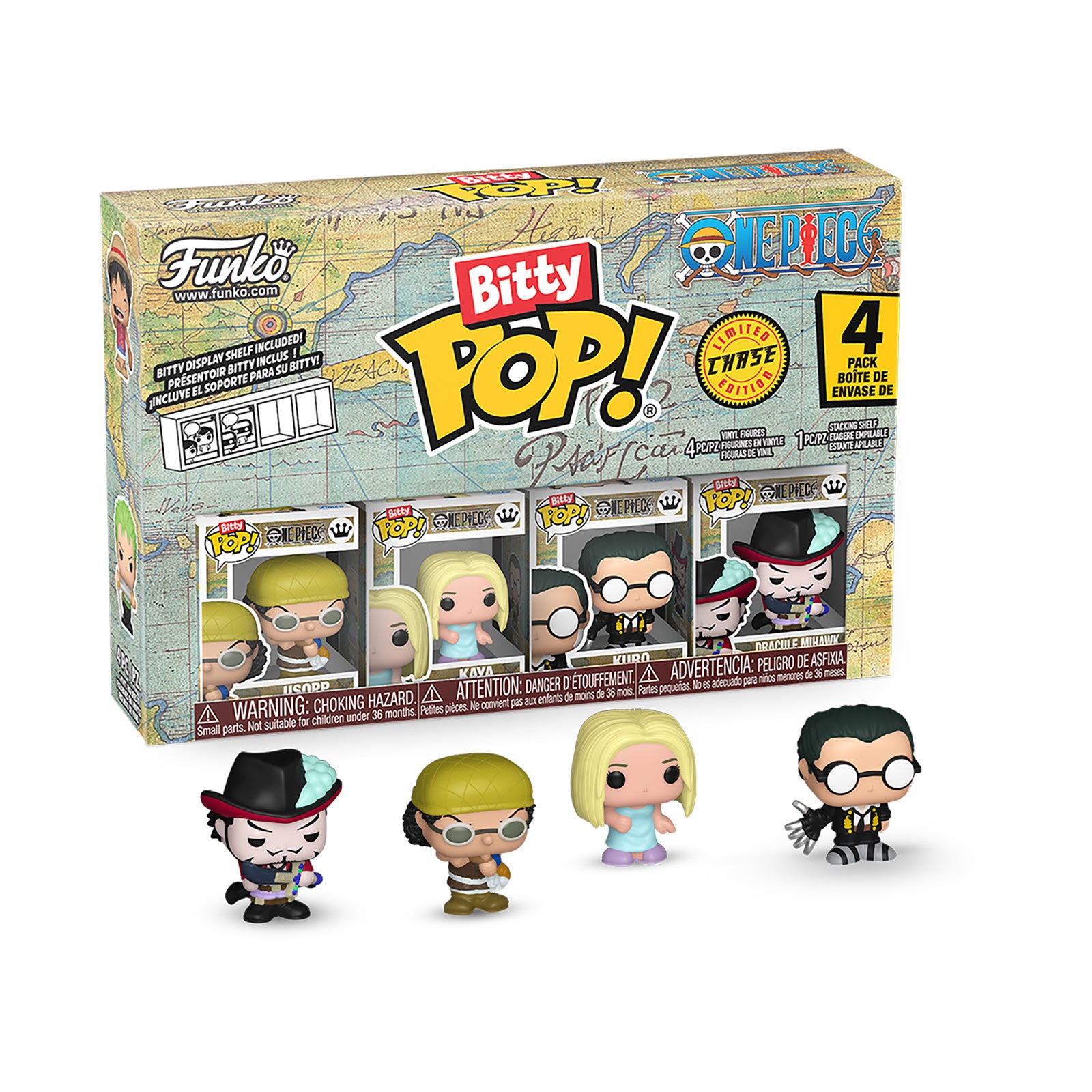 Immagine del prodotto One Piece - Funko Bitty Pop Set di 4 figure Serie 4