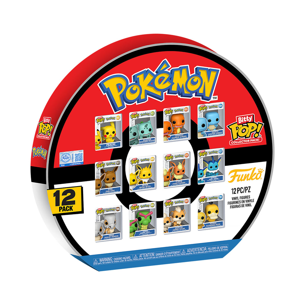 Immagine del prodotto Pokémon - Pikachu and Friends Funko Bitty Pop set di 12 figure